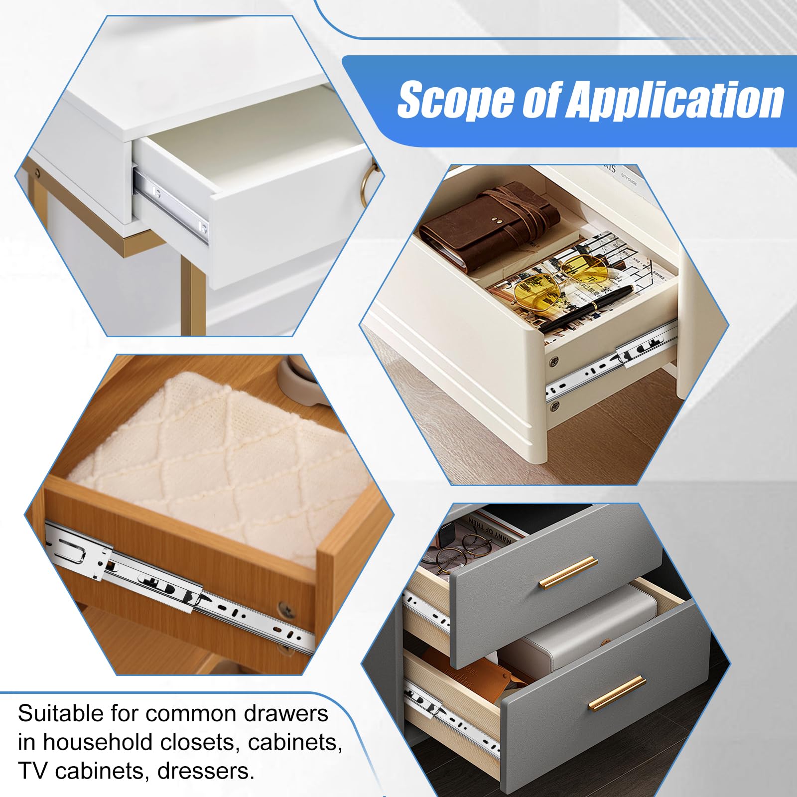 SenQWFa LDC0813Q455 Drawer-Slides - View #4
