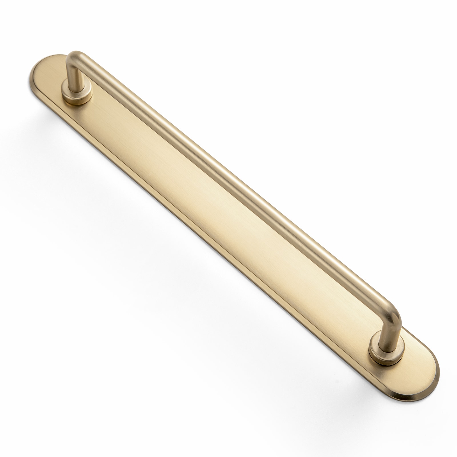 Miaokesen 12-5/8-in , 320mm Center to Center Champagne Bronze Cylindrical Bar Drawer Pull 2 -Pack #1827UBR-G028-320-2