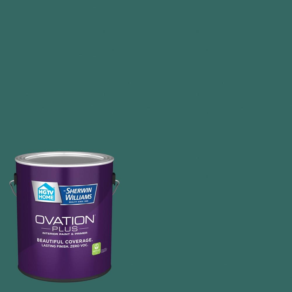 HGTV HOME by SherwinWilliams Ovation Plus Flat Island Time Hgsw2312 Latex Interior Paint