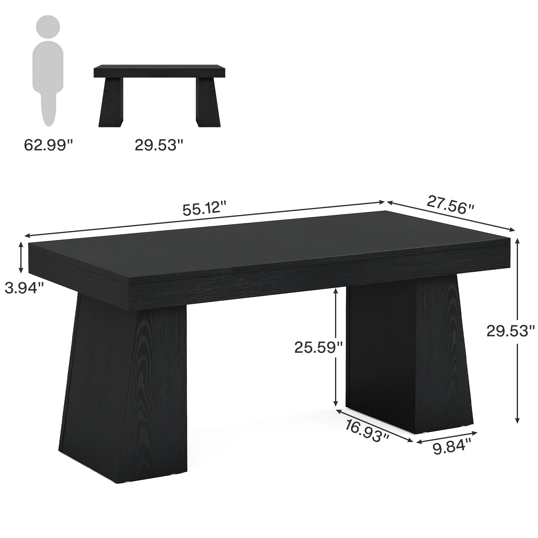 Tribesigns LWFD-JW0960 Office-Tables - View #4