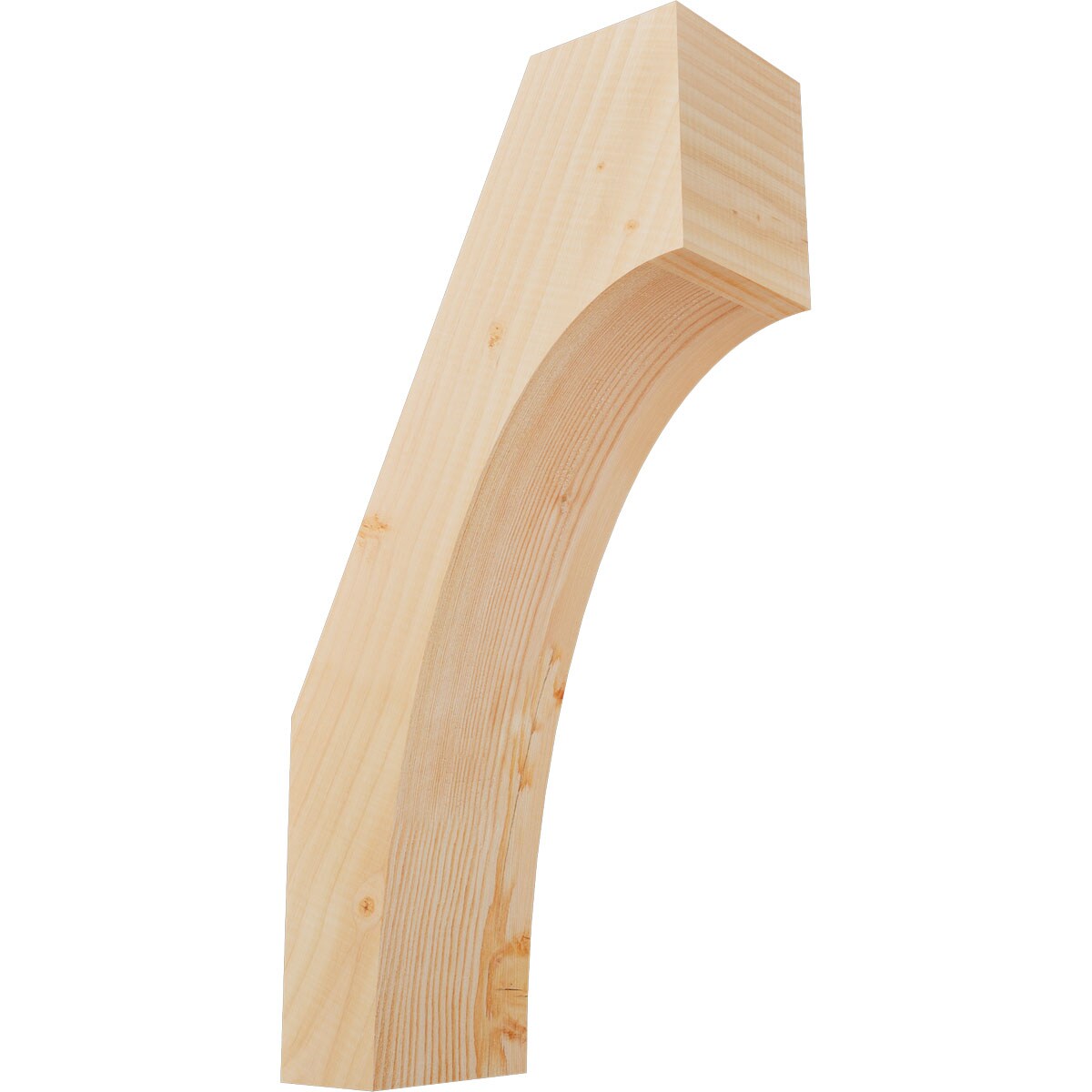 Ekena Millwork BRC06X12X24WTL00SDF 5-1/2-in x 12-in x 24-in Douglas Fir Unfinished Wood Westlake Smooth Knee Brace