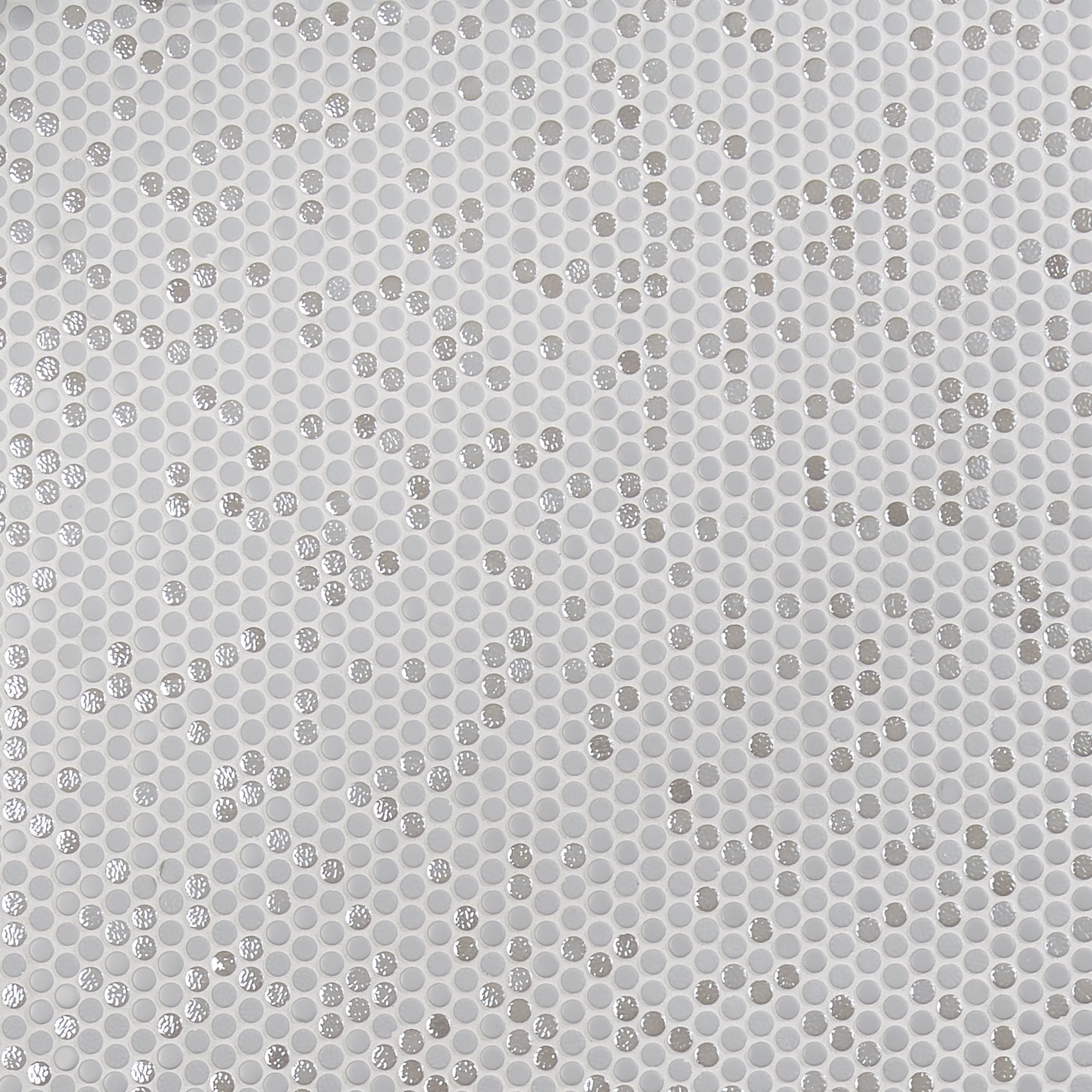 Kravitz Penny 11.61 in. x 11.96 in. Polished Glass Mosaic Floor and Wall Tile (0.96 Sq. Ft. / Each)