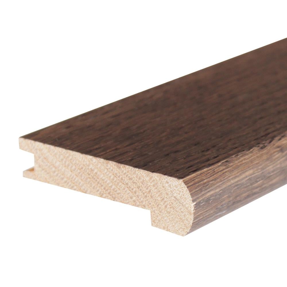 Flexco 1125469 Stair Nosing Stonehenge 1/2-in T x 2-3/4-in W x 78-in L Stained Red oak Wood Stair Nosing Floor Moulding Trim