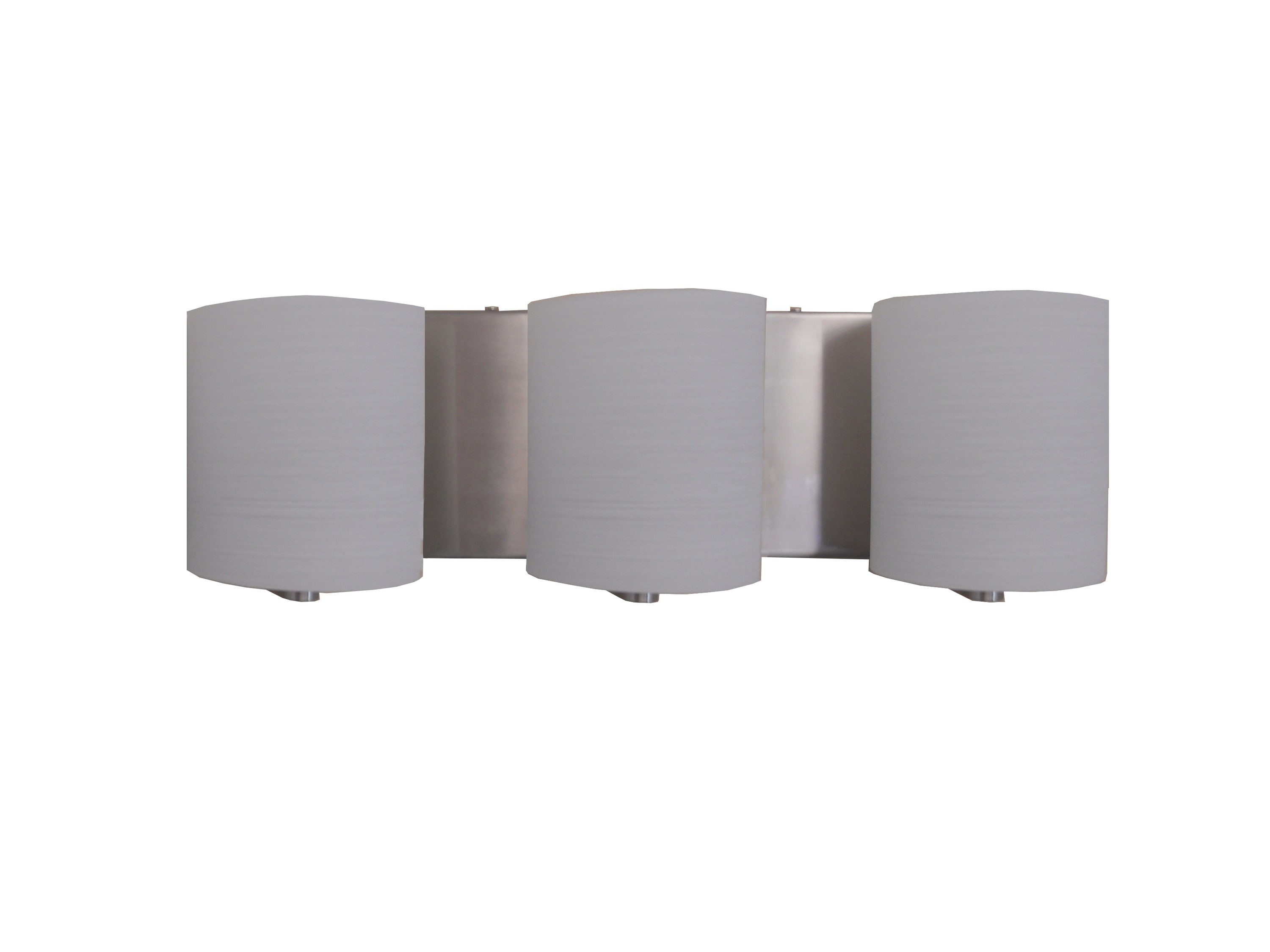 Whitfield Lighting VL7023-3LPSS Hudson 19.5-in 3-Light Chrome LED Craftsman Vanity Light