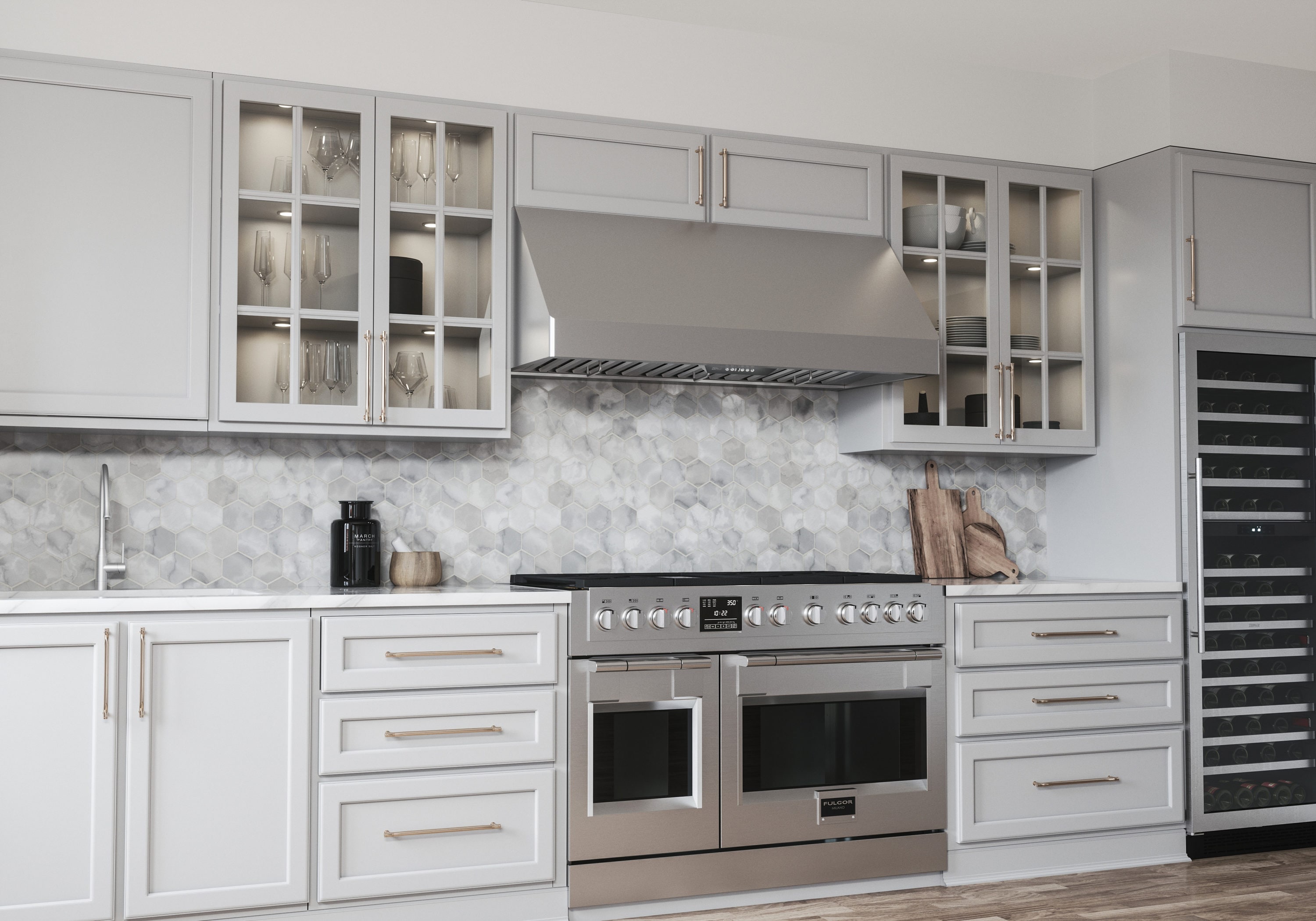 Tempest II 48" Stainless Steel Convertible Wall Mounted Range Hood