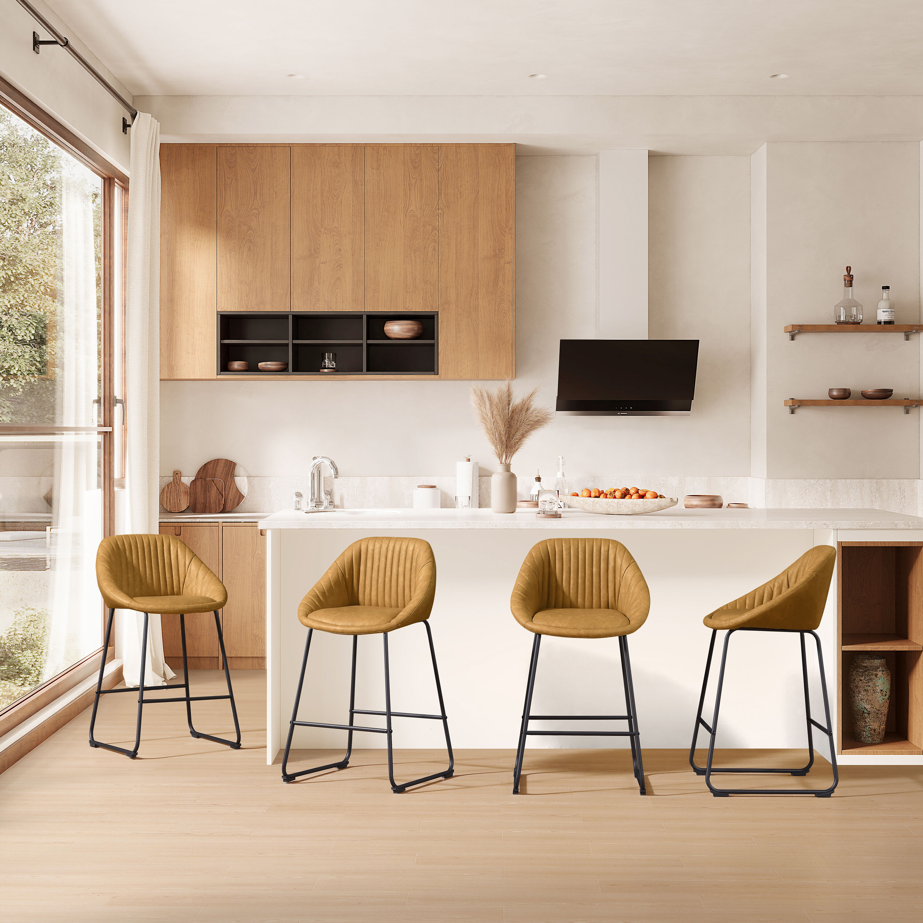 Art Leon BS029-2-YE-PU stools - View #5
