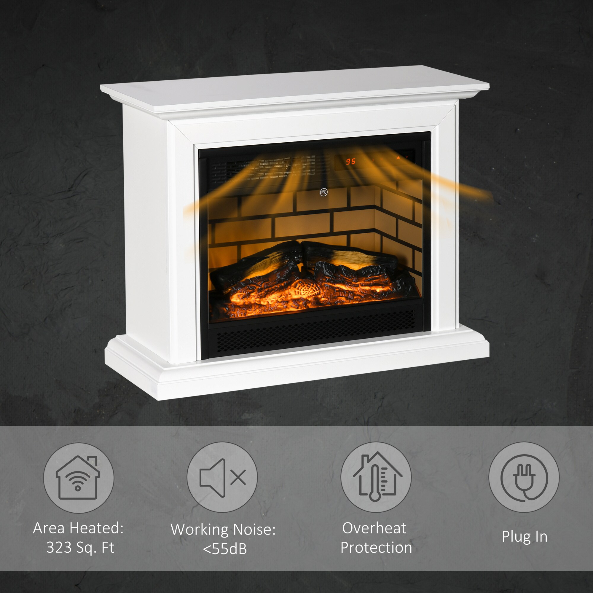 BABOOM BOM-P156090-CO Electric-Fireplaces - View #8