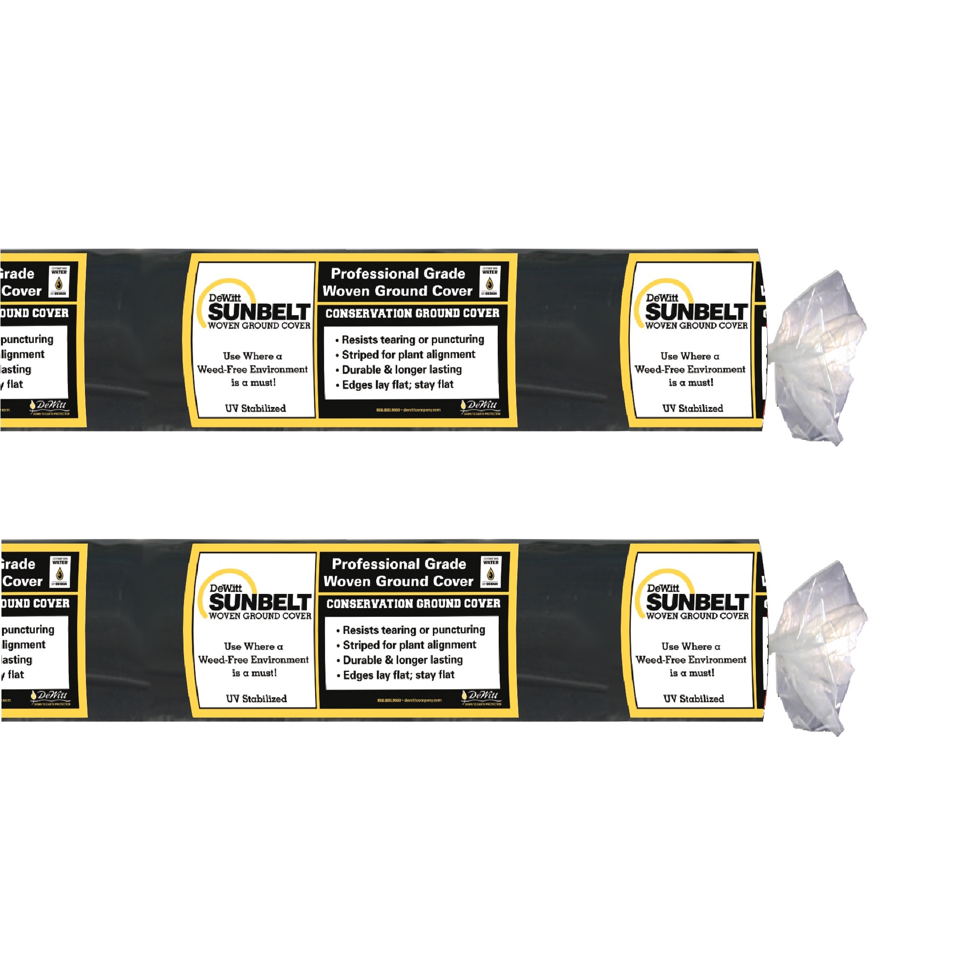DeWitt 175493 300-Feet x 6-Feet Basic Weed barrier Landscape Fabric