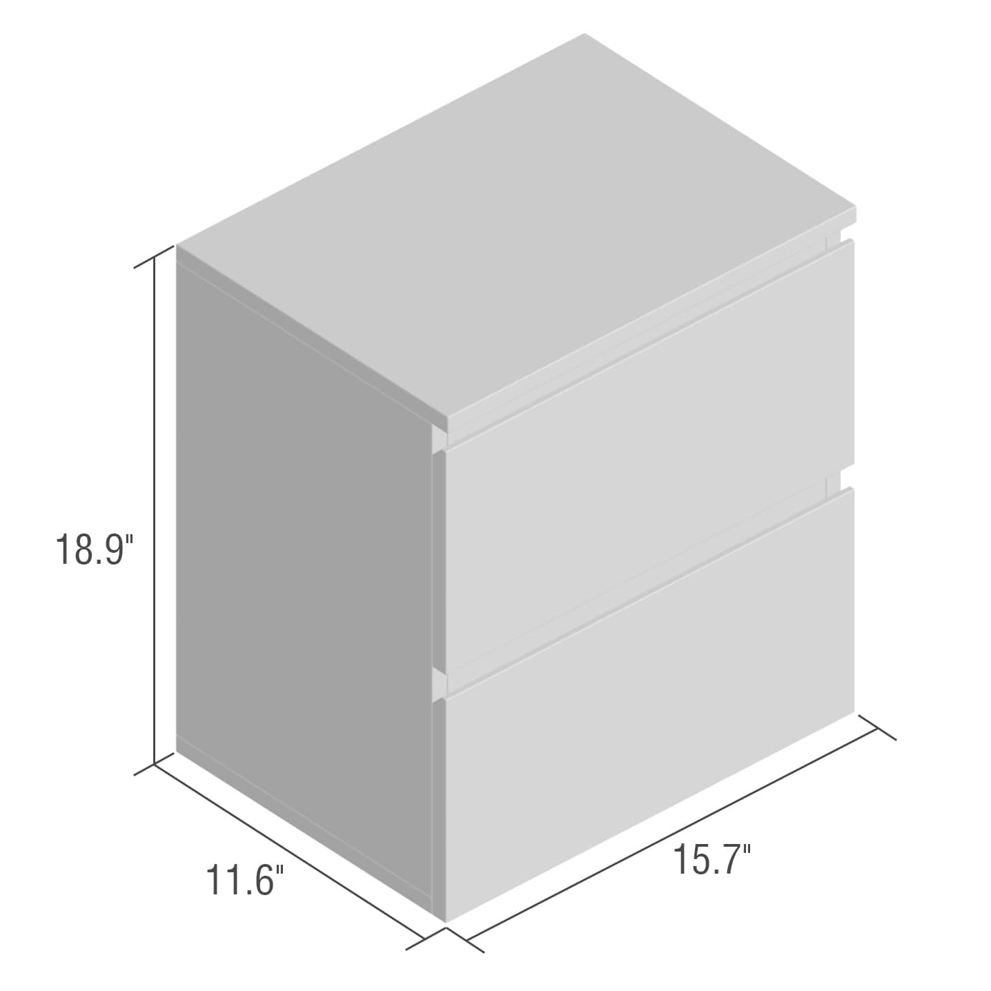 Federa Satén blu intenso 65x65 cm