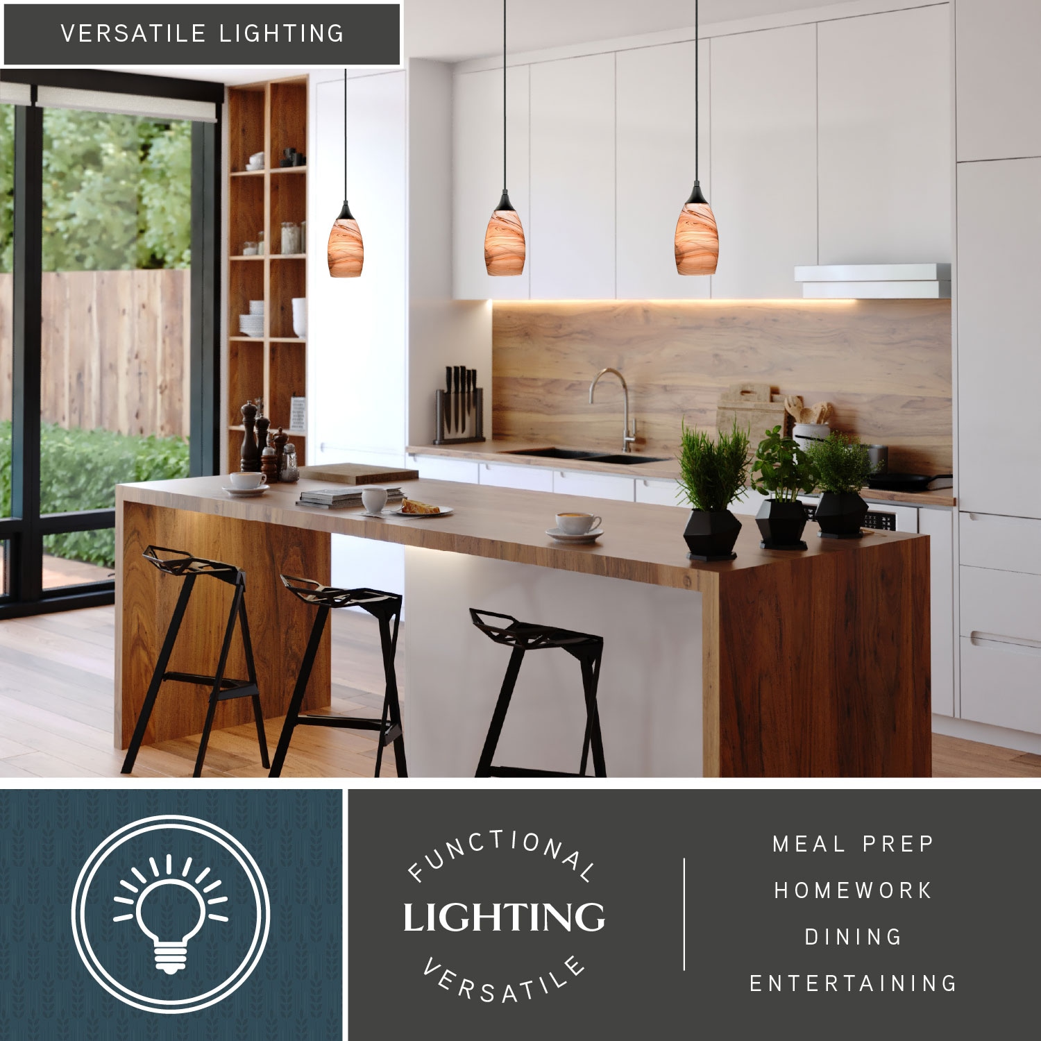 Cascadia P0173 Pendant-Lights - View #3