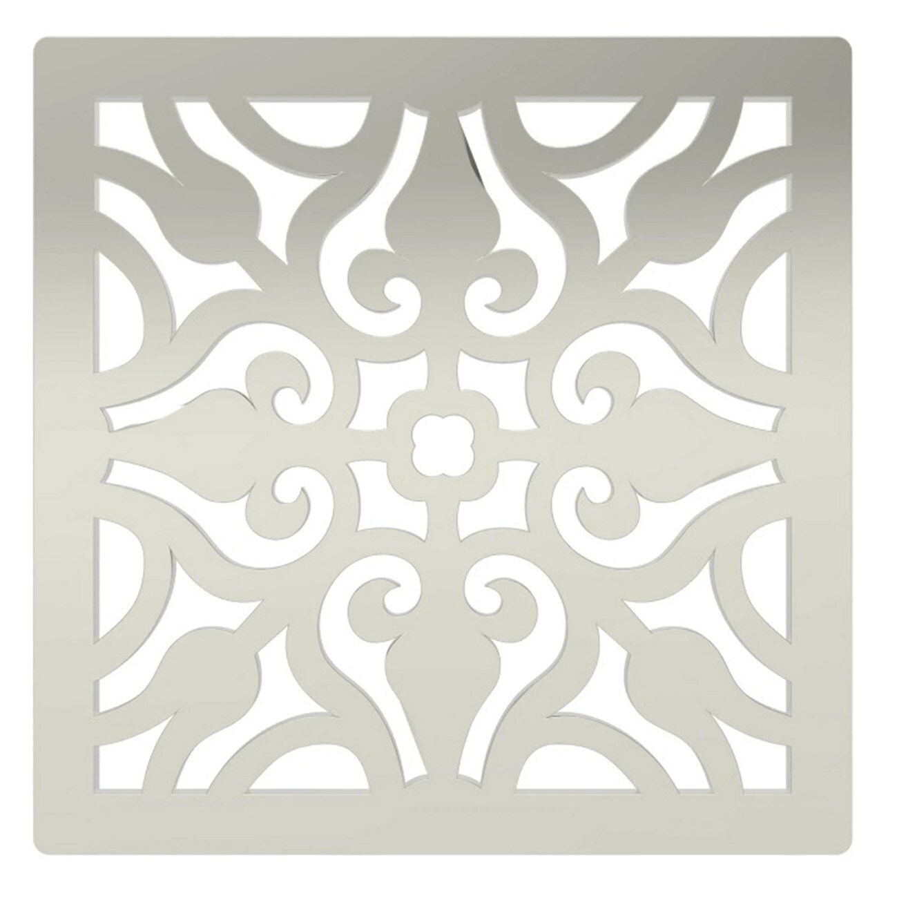 Newport Brass Polished Nickel Square Brass Grate at Lowes.com