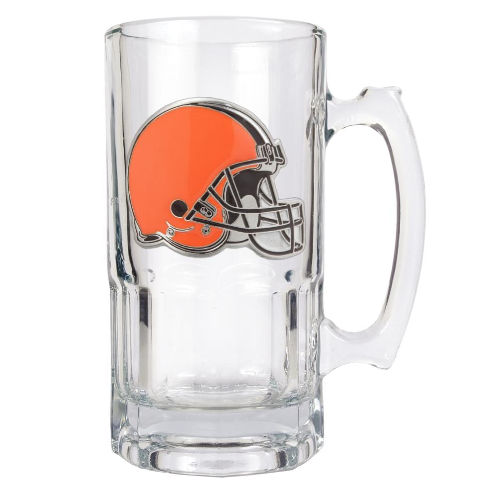GREAT AMERICAN Philadelphia Eagles 34-fl oz Glass Team Color Beer Mug Set  of: 1 in the Drinkware department at