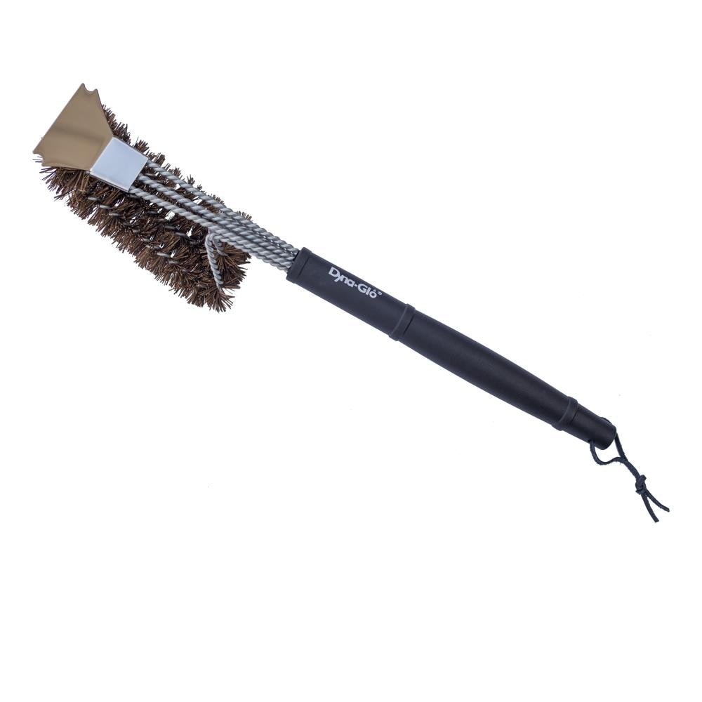 ELK 17-Inch Grill Brush with Stainless Steel Bristles - 3-in-1 Cleaning  Tool for BBQ Grills - Universal Design for All Grill Types in the Grill  Brushes & Cleaning Blocks department at