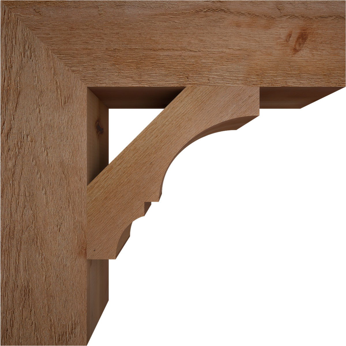 Ekena Millwork BKT06X24X24BOA05RWR corbels - View #3
