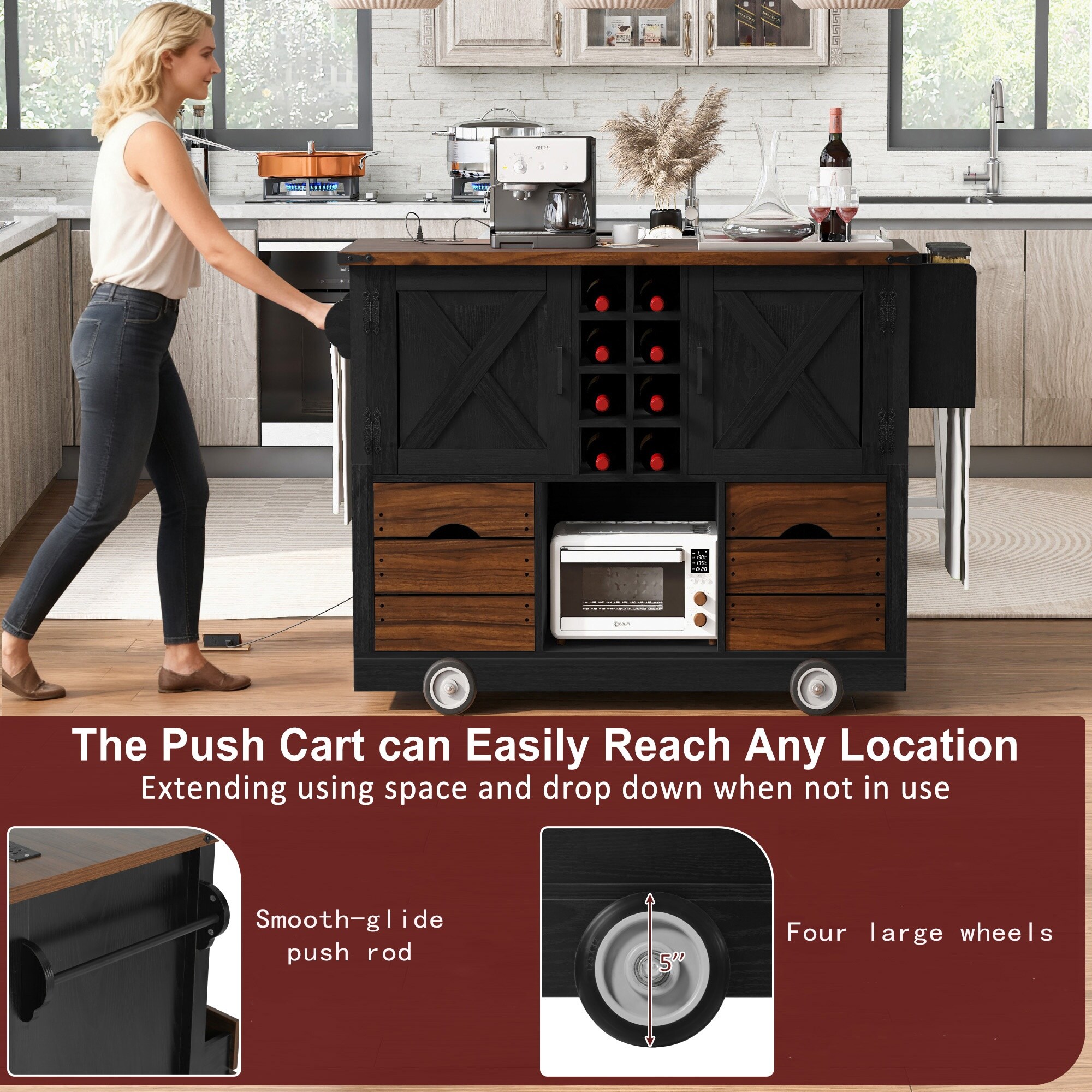 Vorene J-NUT1OK8065AS Kitchen-Furniture - View #6