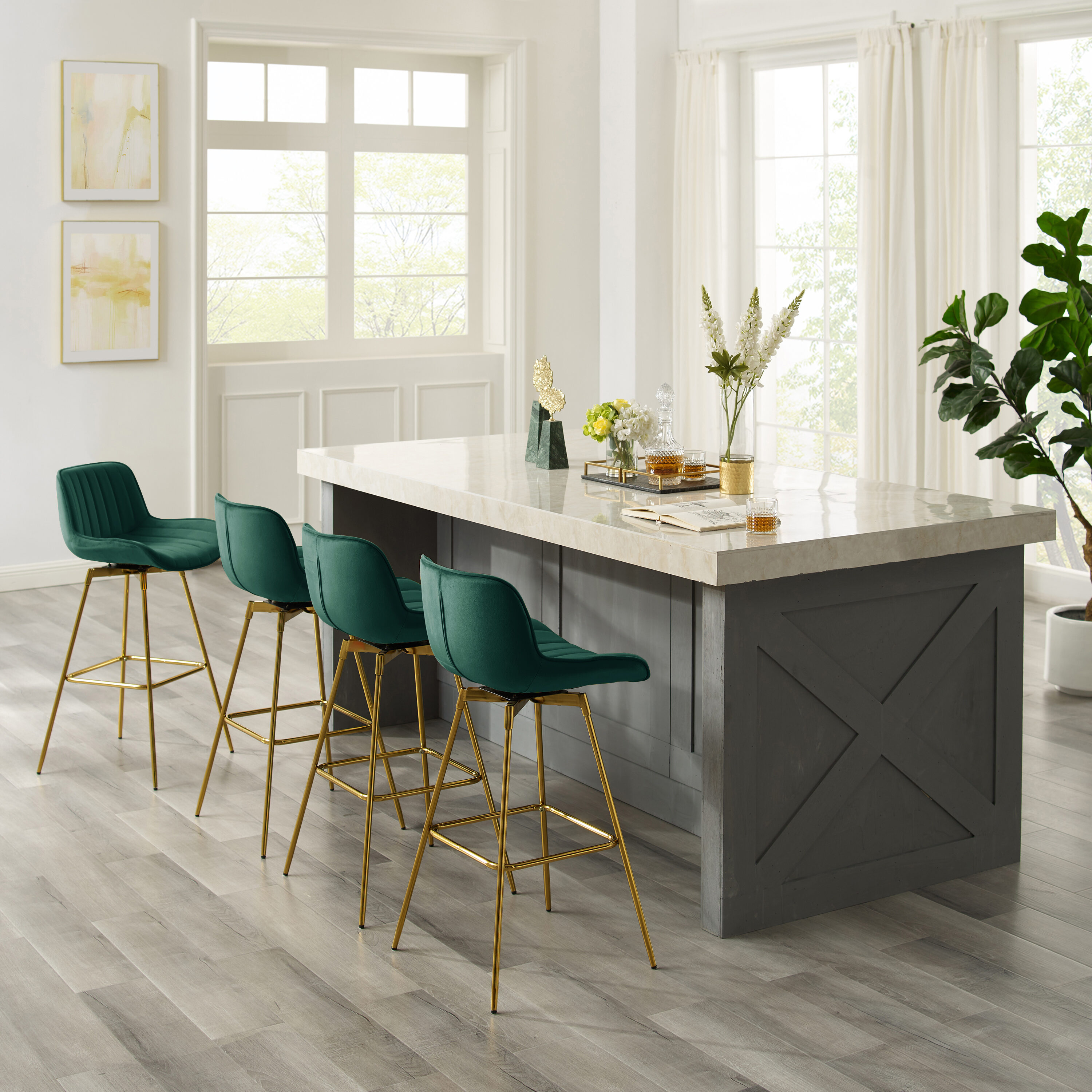 Art Leon BS012-GREEN stools - View #5