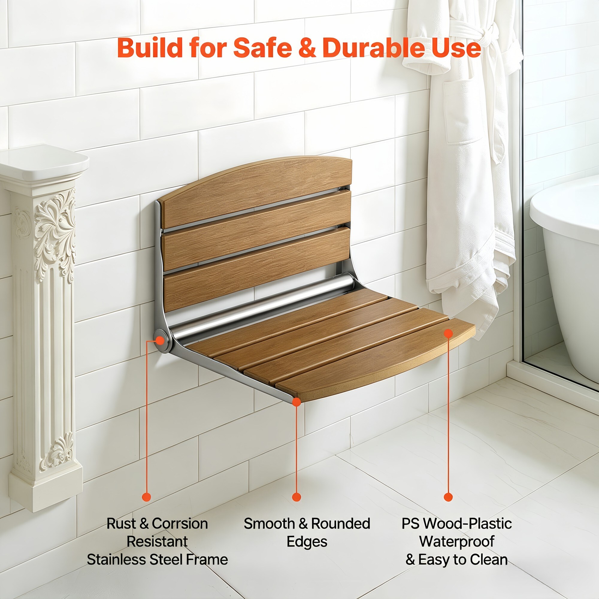 Numhew NHSEAN1827 Bath-Safety-Seats-Benches - View #4