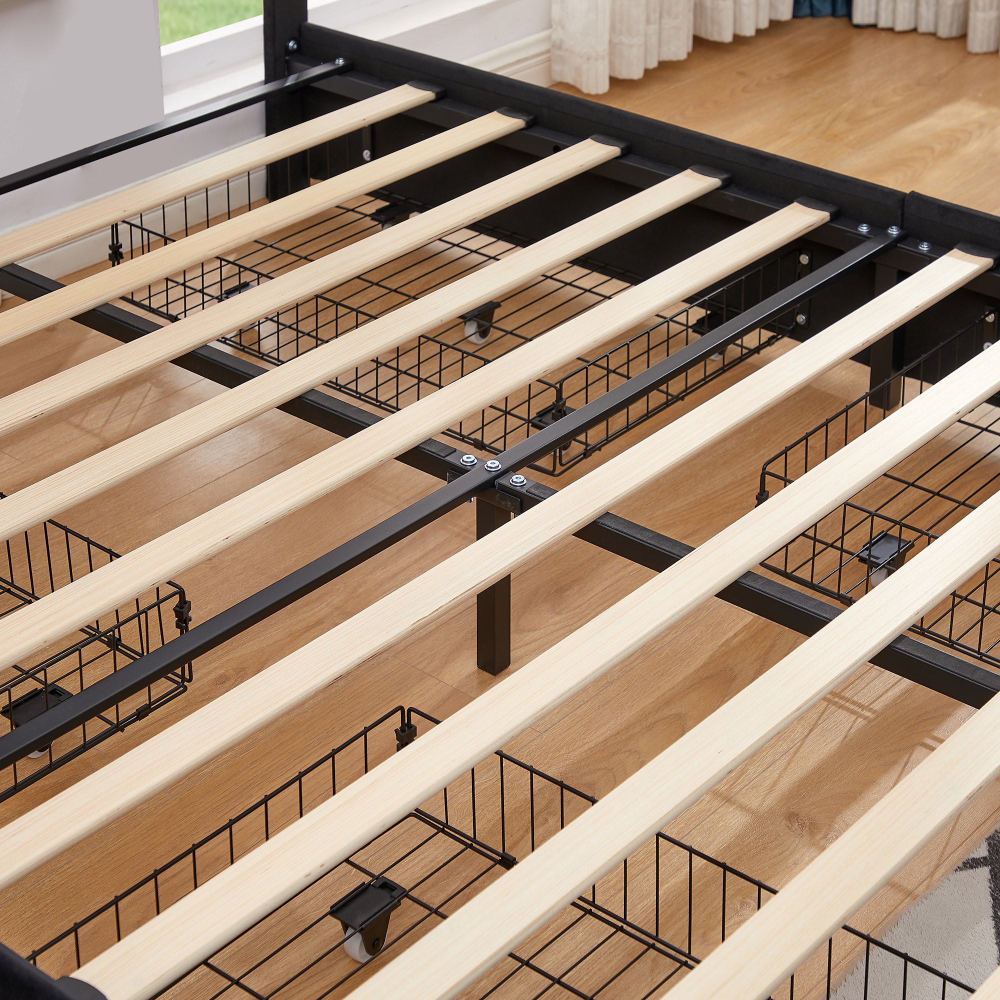 Vecelo LOE-CY-FB04-UP-BLK beds - View #2