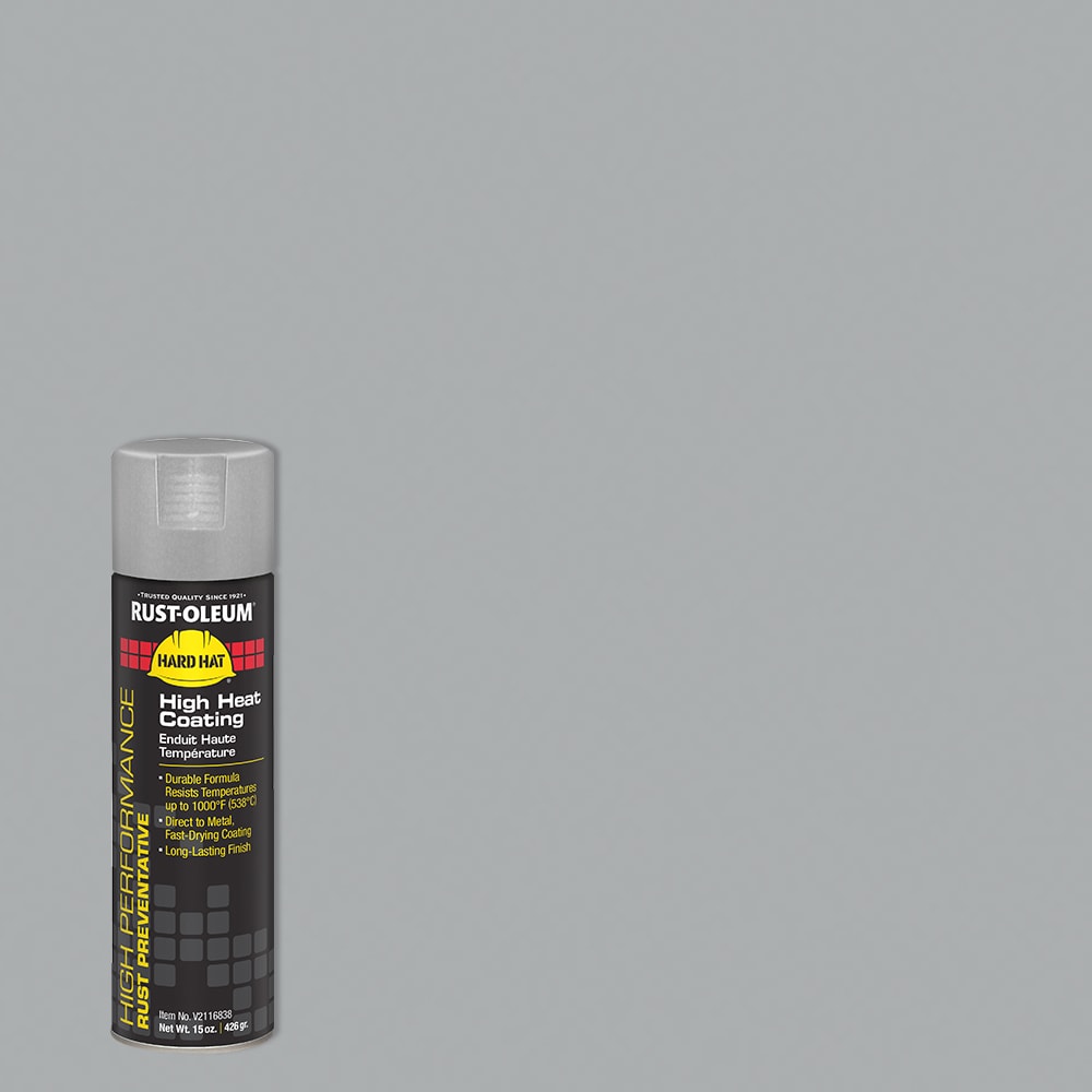 Rust-Oleum V2116838 High Performance Matte Aluminum High Heat (NET WT. 15-oz