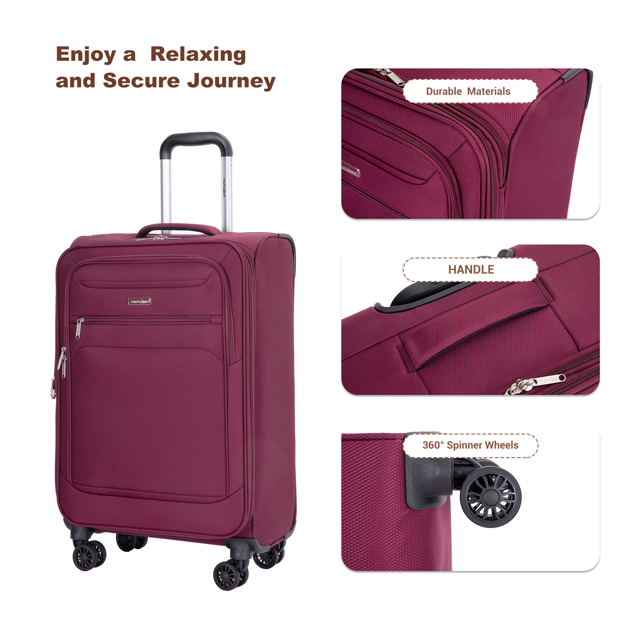 SINOFURN SYD9400002RD Luggage-And-Luggage-Sets - View #4