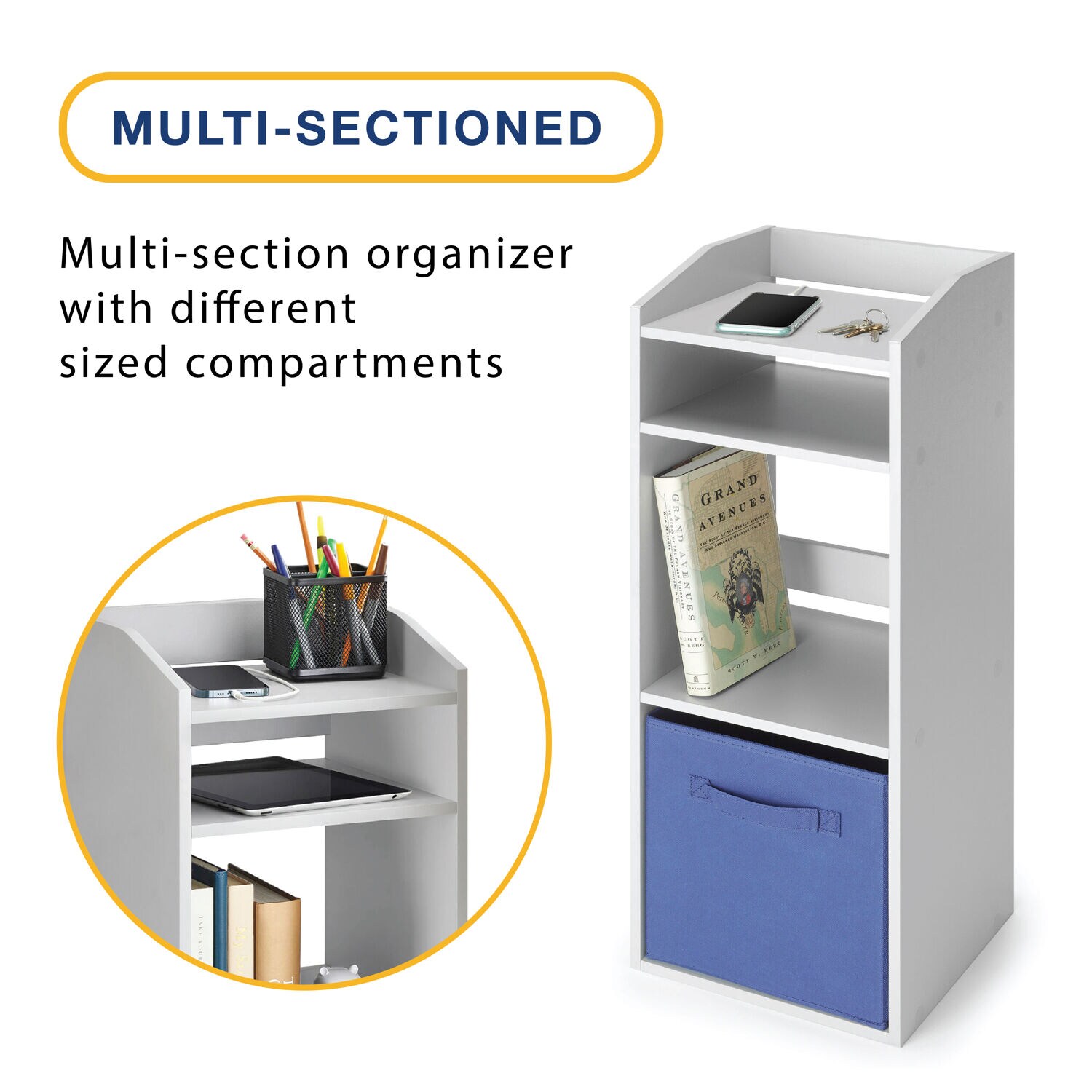 Whitmor 6422-12122-ALY Laminate-Storage-Cubes - View #3