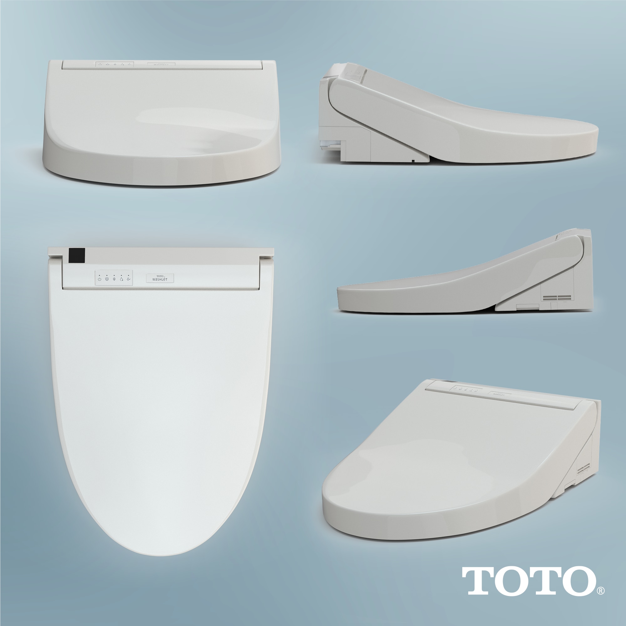 Toto Washlet C5 Plastic Sedona Beige Elongated Soft Close Heated Bidet Toilet Seat In The Toilet 1583