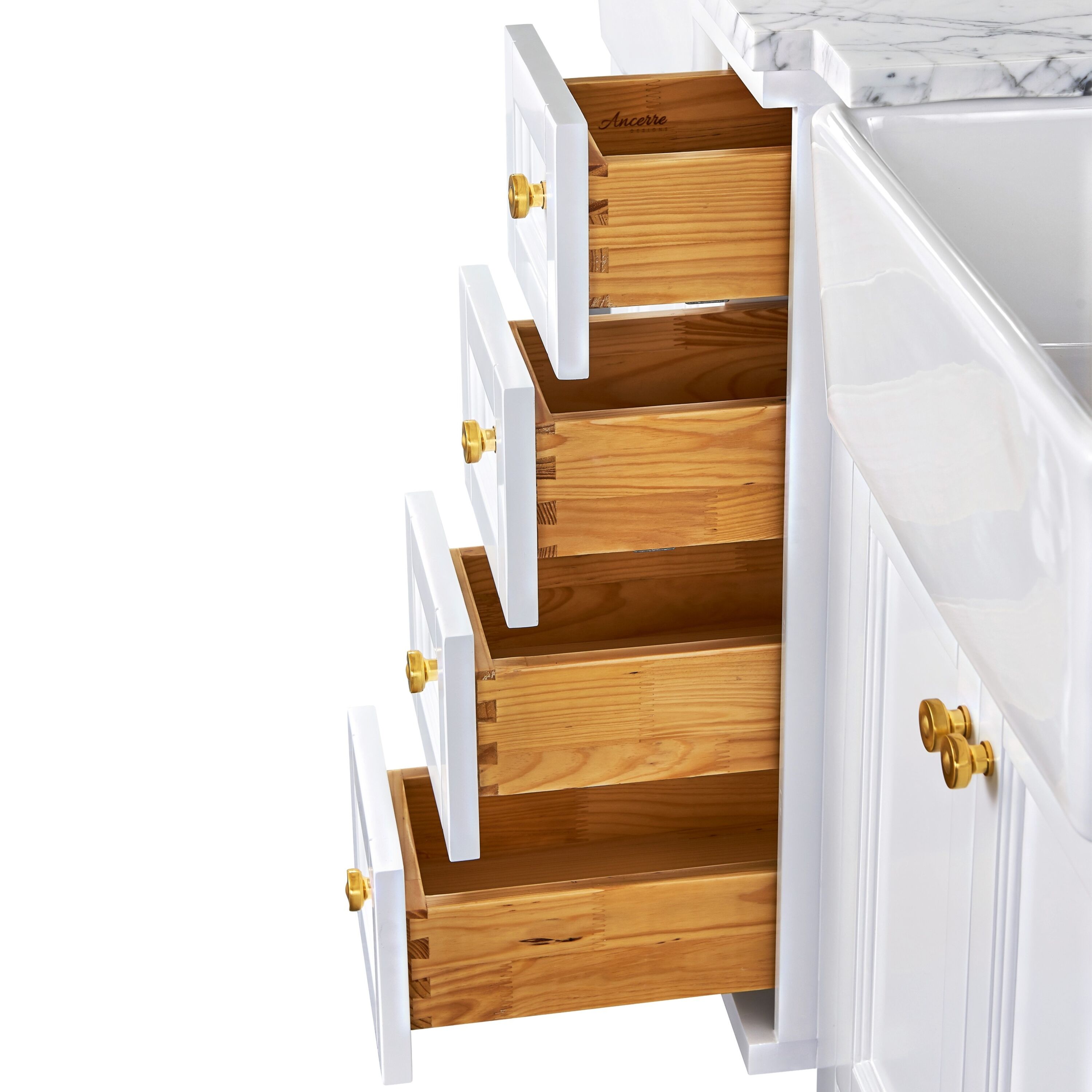 Ancerre Designs VTSADELINE60WCWGD Bath-Vanity-Combo - View #8