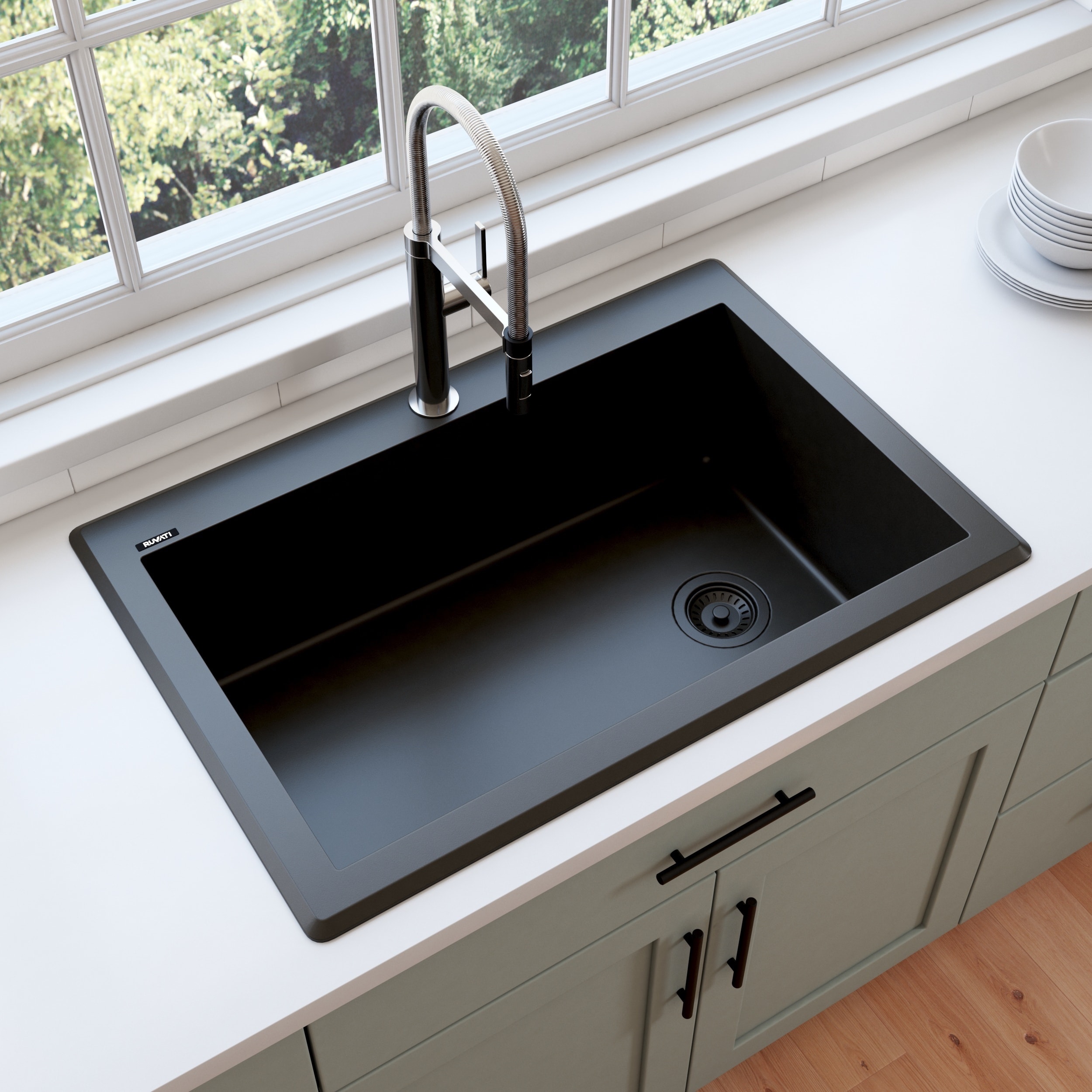 Ruvati RVG1033BK Kitchen-Sinks - View #4