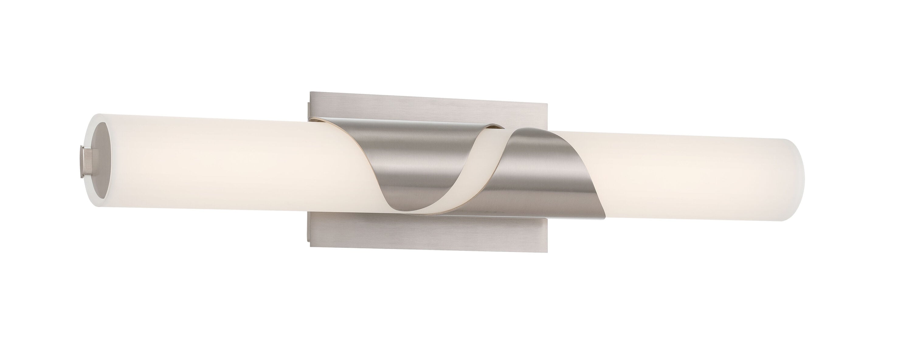 Minka Lavery 493-84-L Grafton 24 1 -Light Brushed Nickel Integrated LED Modern/contemporary Vanity light bar