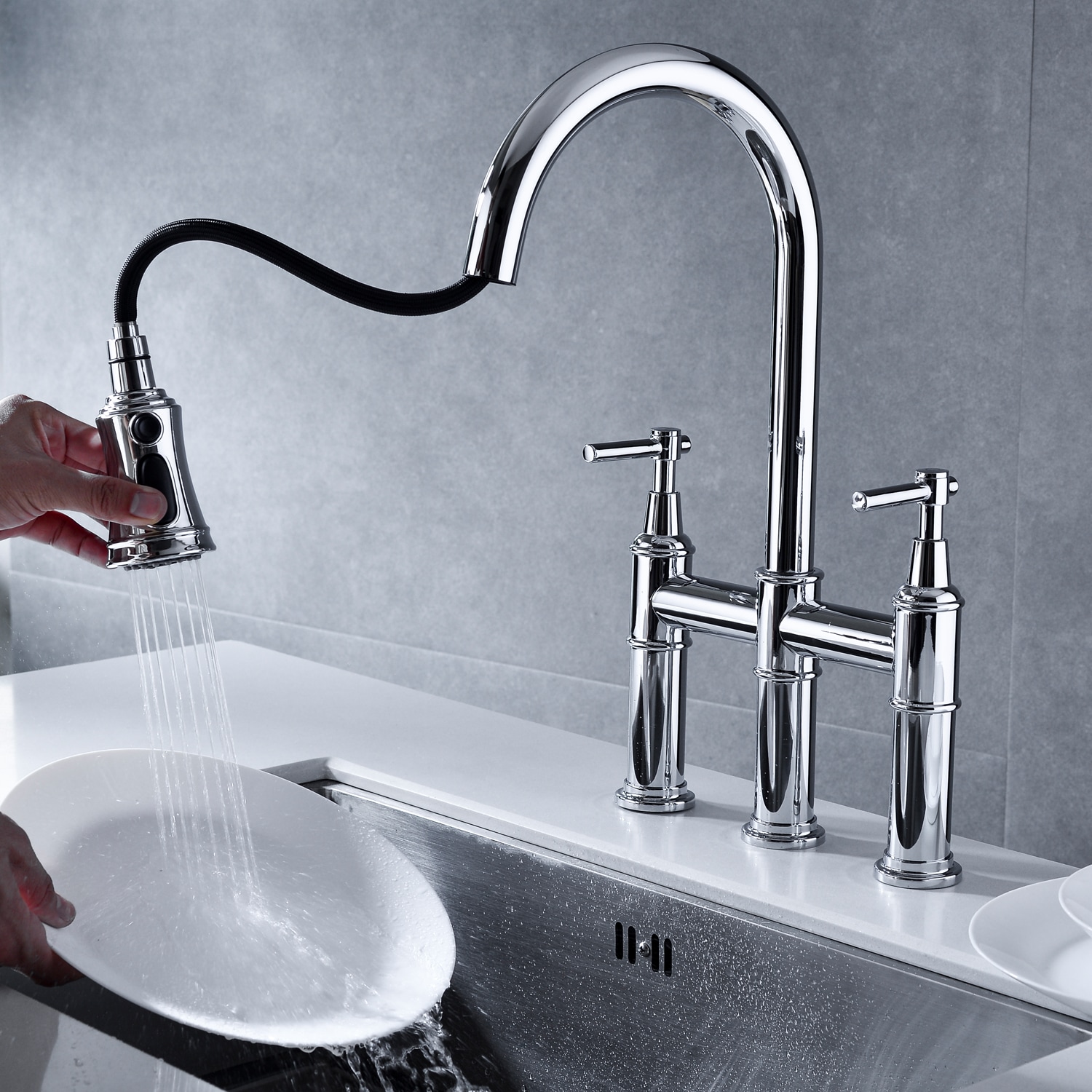 Clihome DG-KF02CH Kitchen-Faucets - View #6