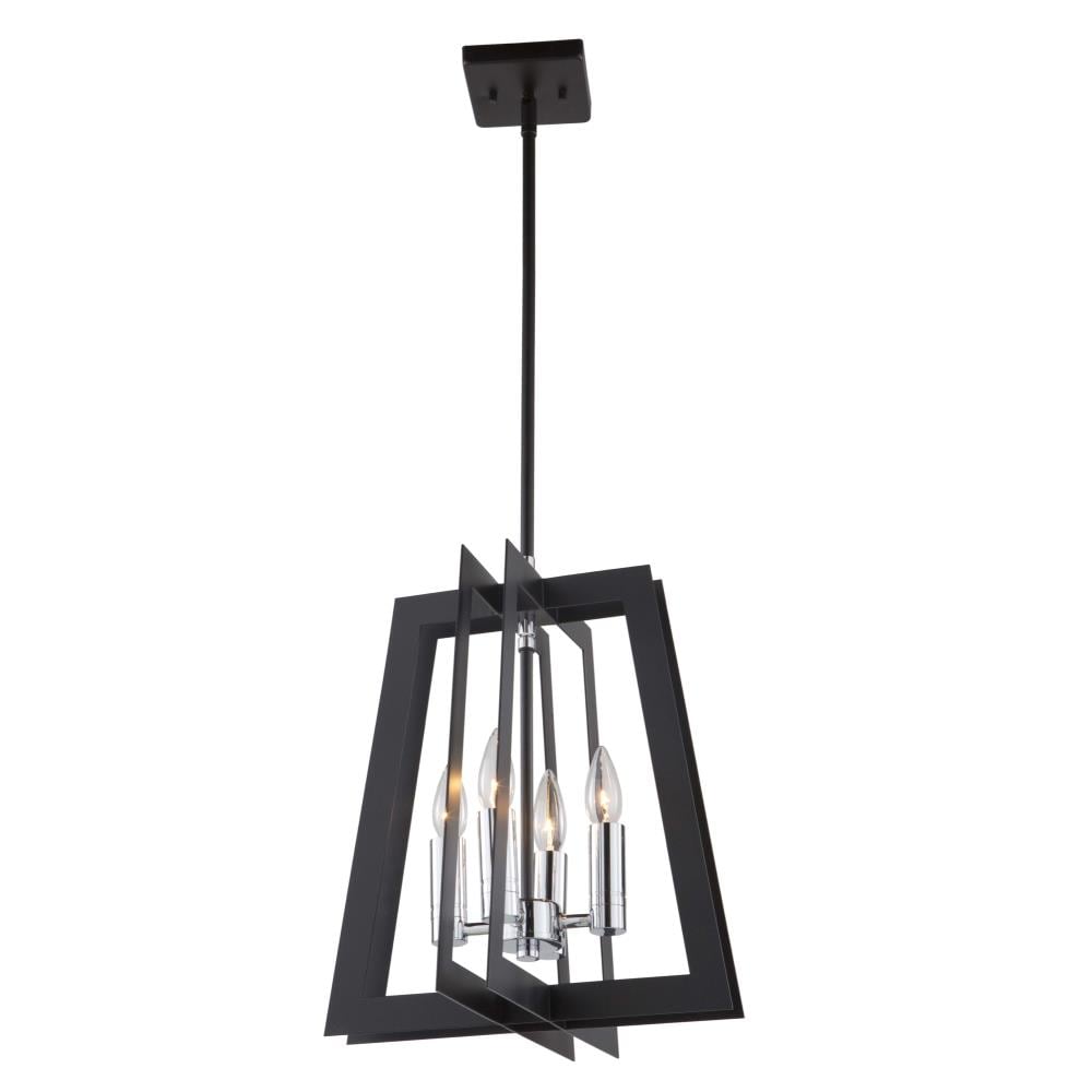 ARTCRAFT AC11374 Carlton 4-Light Matte Multiple Colors Transitional Dry rated Chandelier