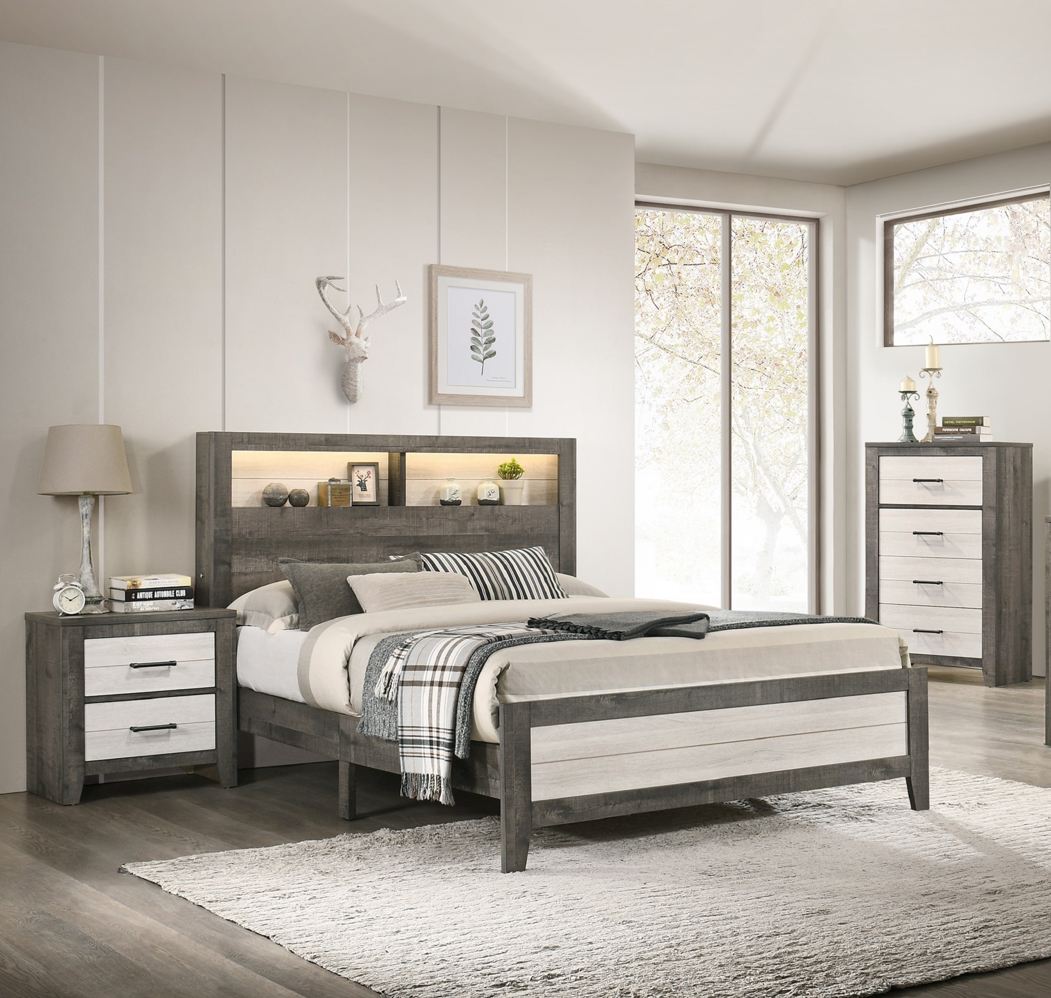 GLANZEND 65149DHWN nightstands - View #4