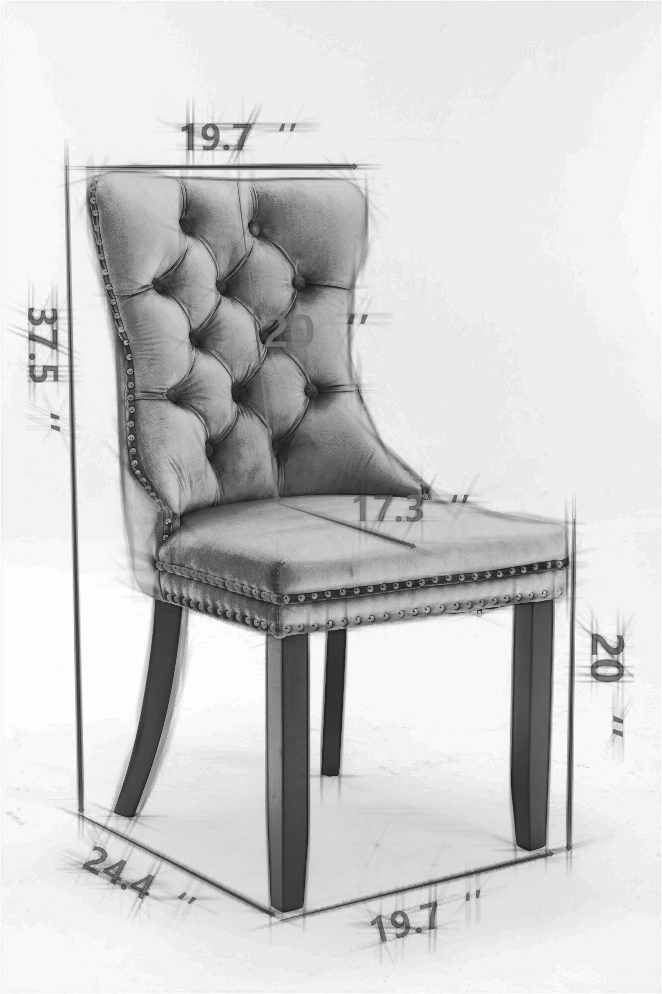 Clihome CL-DMTEDDY01 Dining-Chairs - View #11