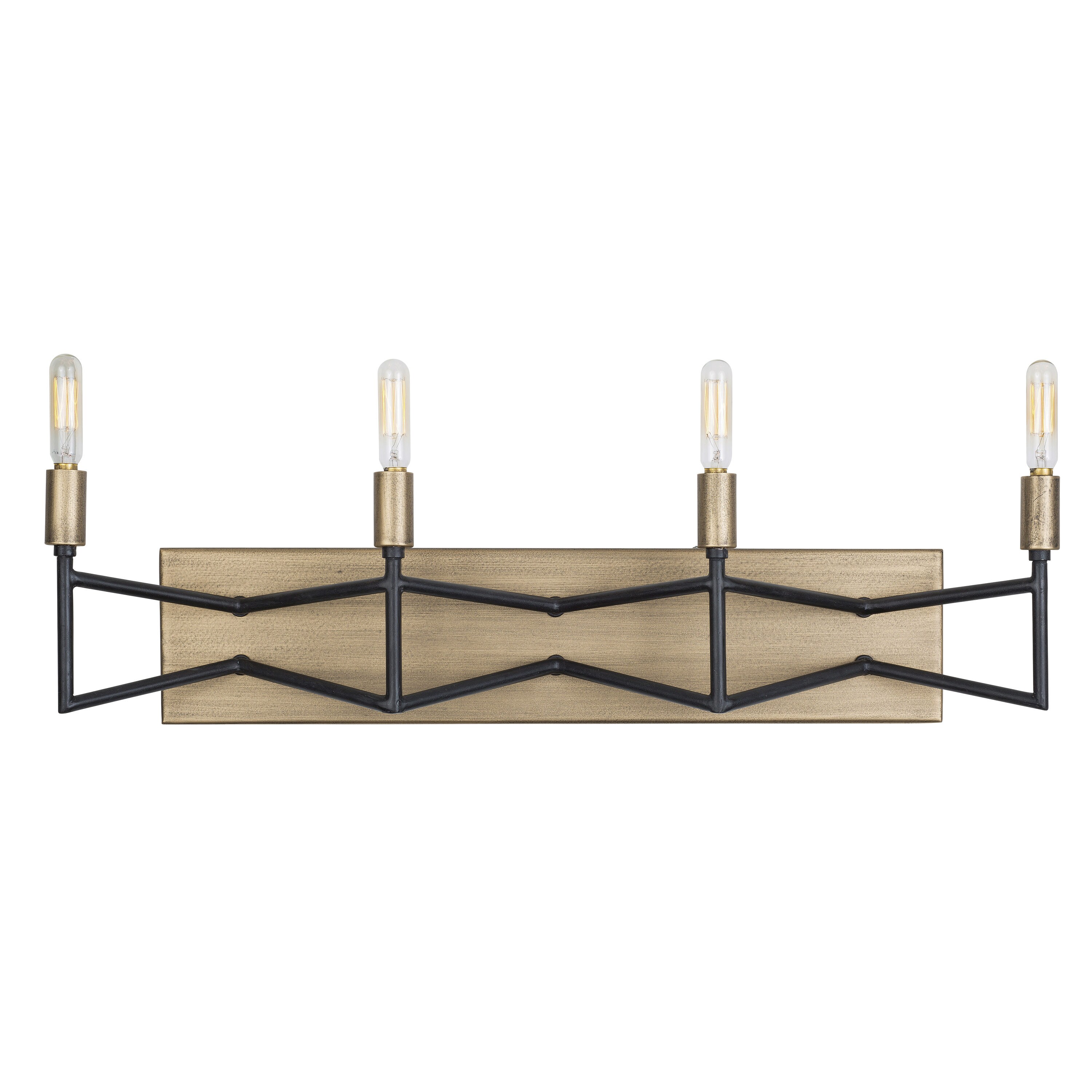 Varaluz 314B04HGCB Bodie 25-in 4 -Light Gold Transitional Vanity light