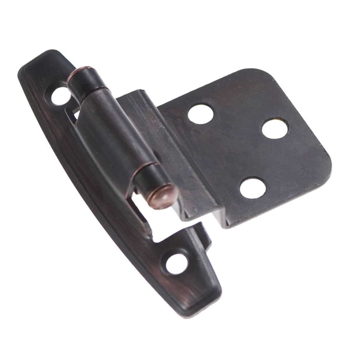 Hickory Hardware P295-VB-10B 105-Degree 3/8-in Overlay Inset Concealed Self-Closing Soft Close Vintage Bronze Cabinet Hinge , 10 Pairs ( 20 -Pieces)
