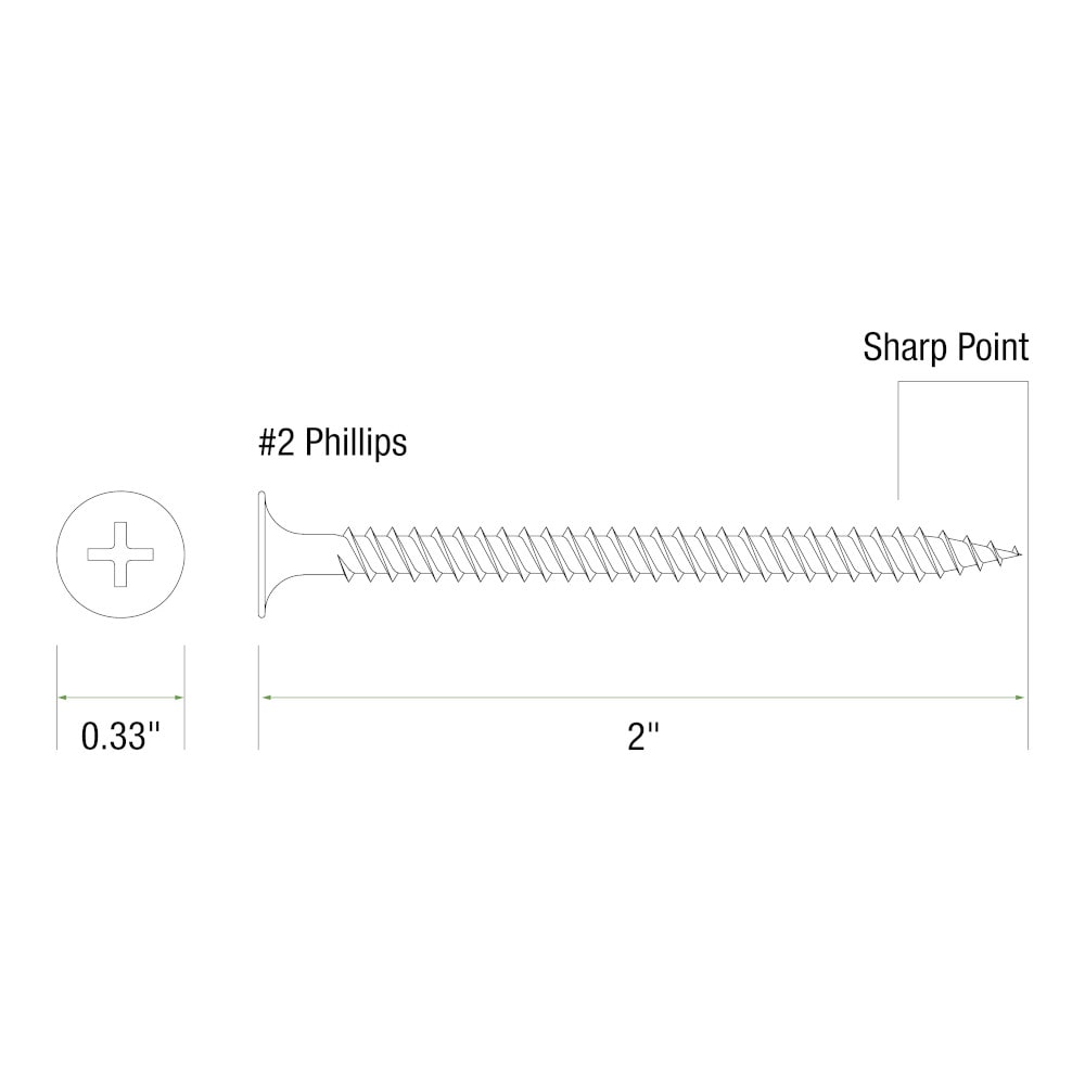 Grip-Rite 2DWS1 Drywall-Screws - View #4