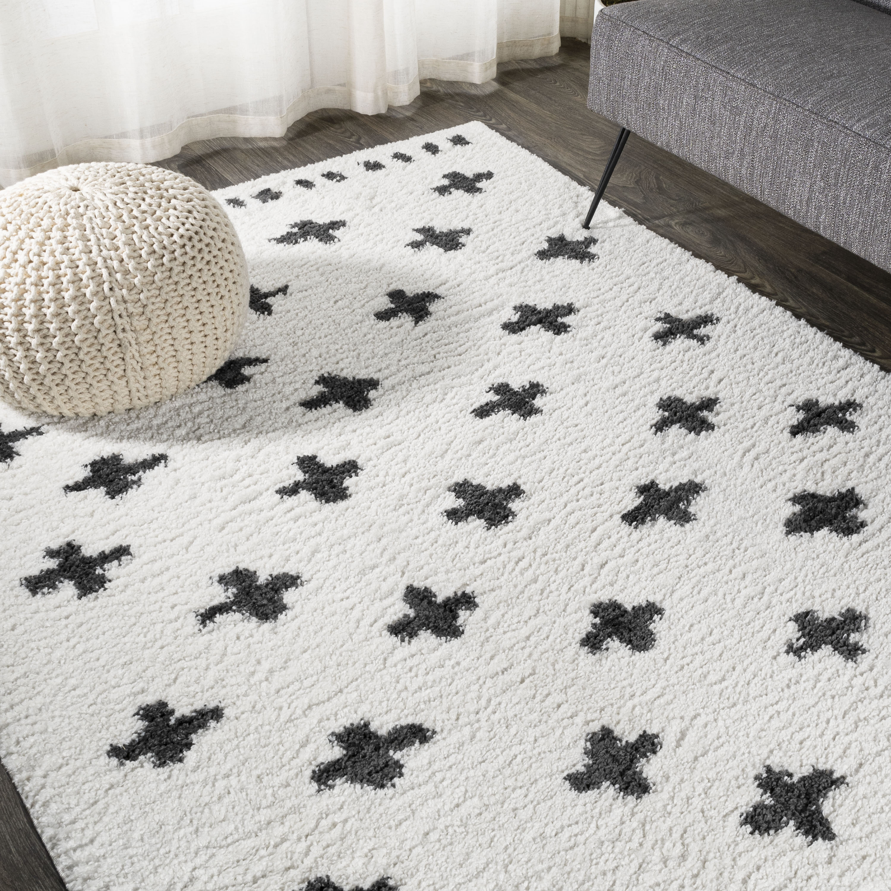 Outdoor Patio Rugs White Snowflake Outdoor Area Rug Winter Scenery White  Grey Non-Slip Backyard/Camping RV Rug/Deck/Porch Rug Front Door Floor Mat