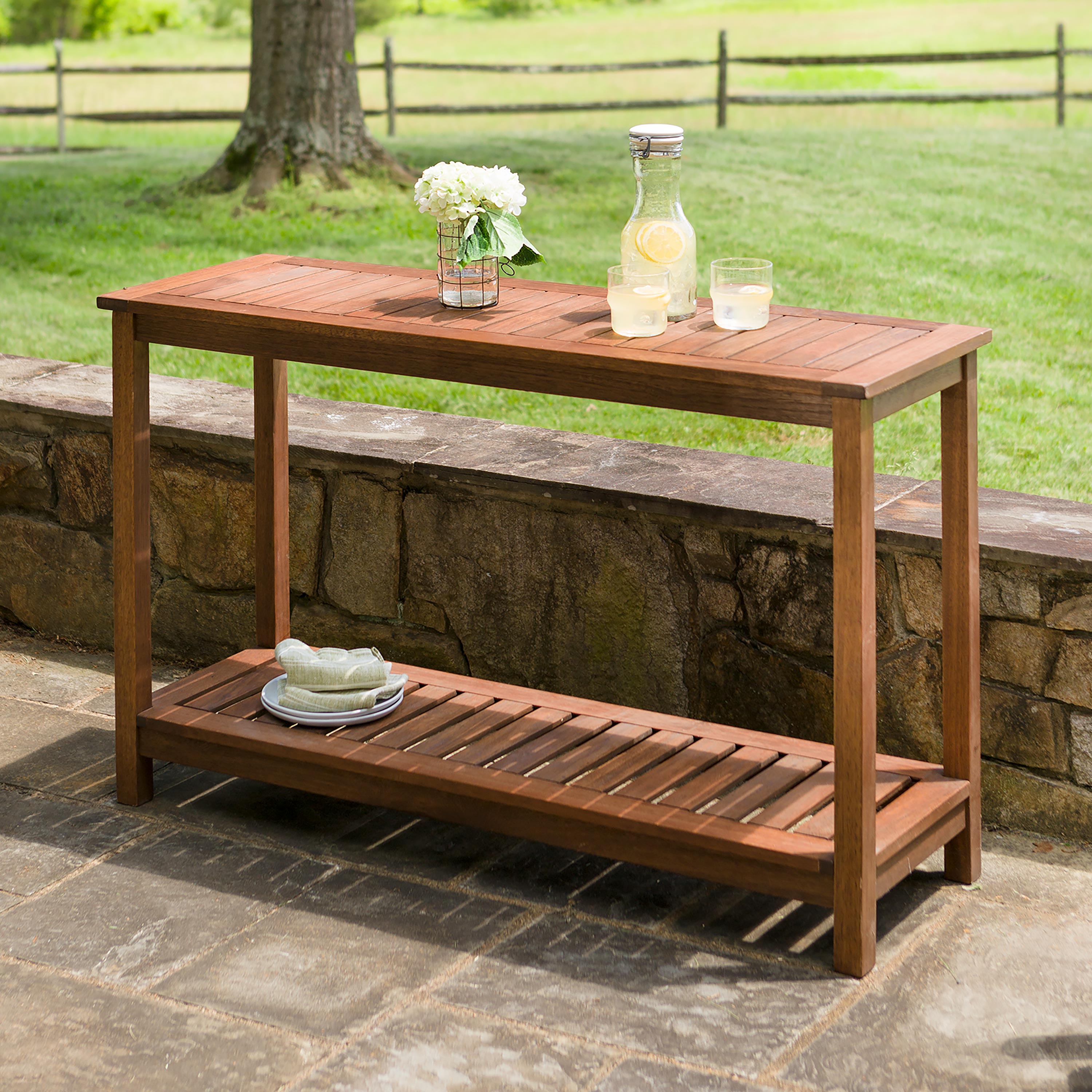 Evergreen Rectangle-Shaped-Table Patio Tables at Lowes.com