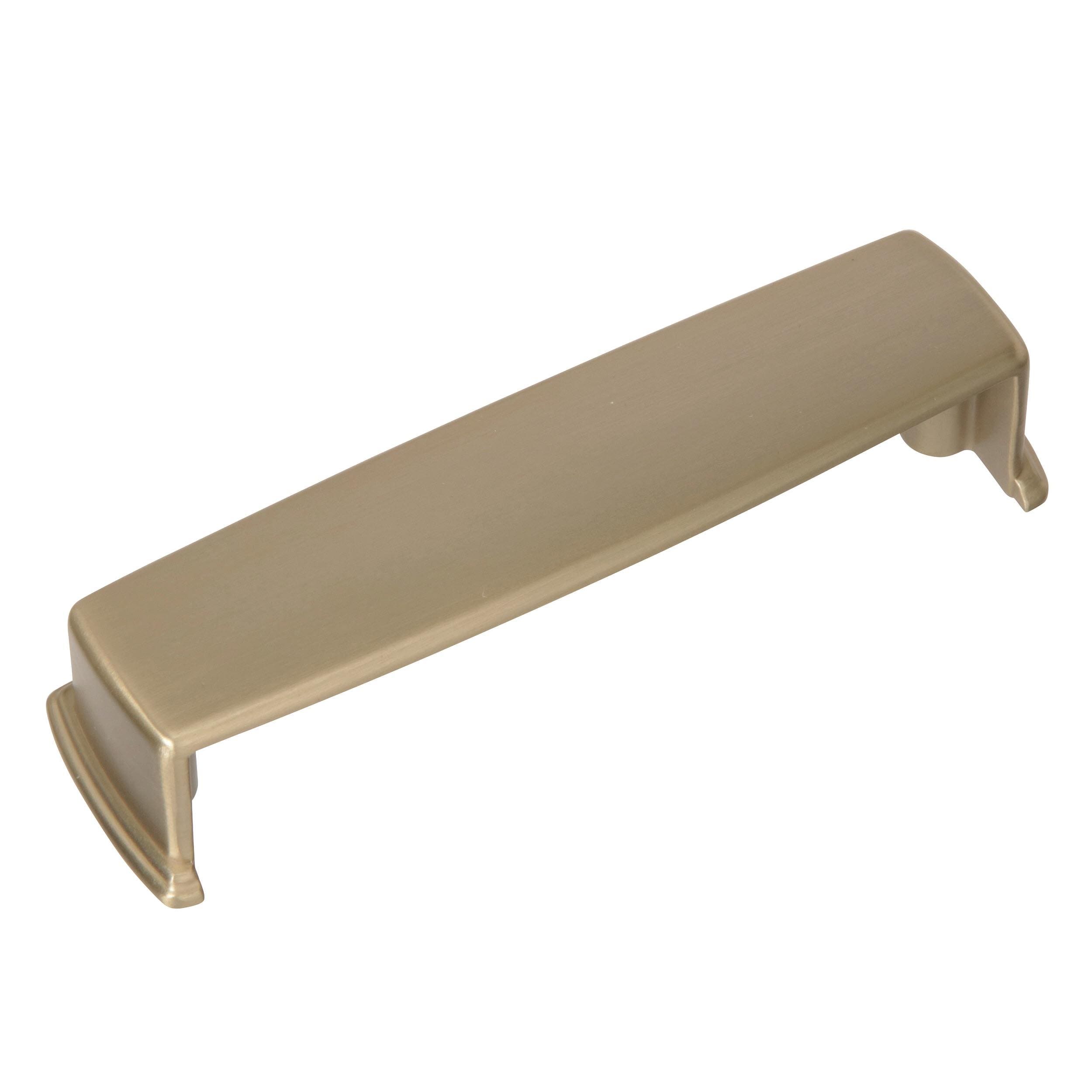 Amerock Kane 3-3/4-in Center to in Golden Champagne Drawer Rectangular Center department Cup Pulls Pulls Drawer at the