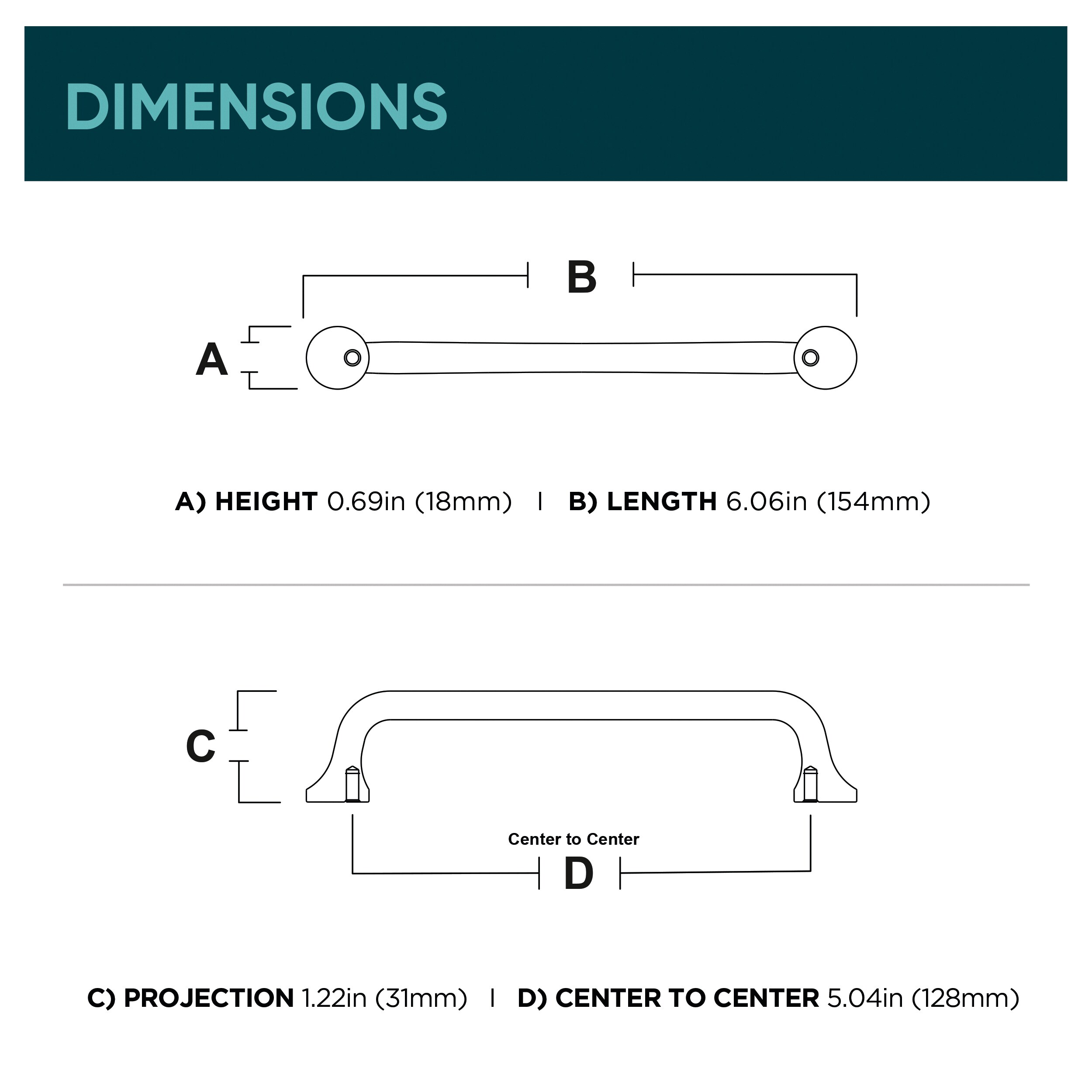 Origin 21 P48189W-FB-CP Cabinet-Pulls - View #6