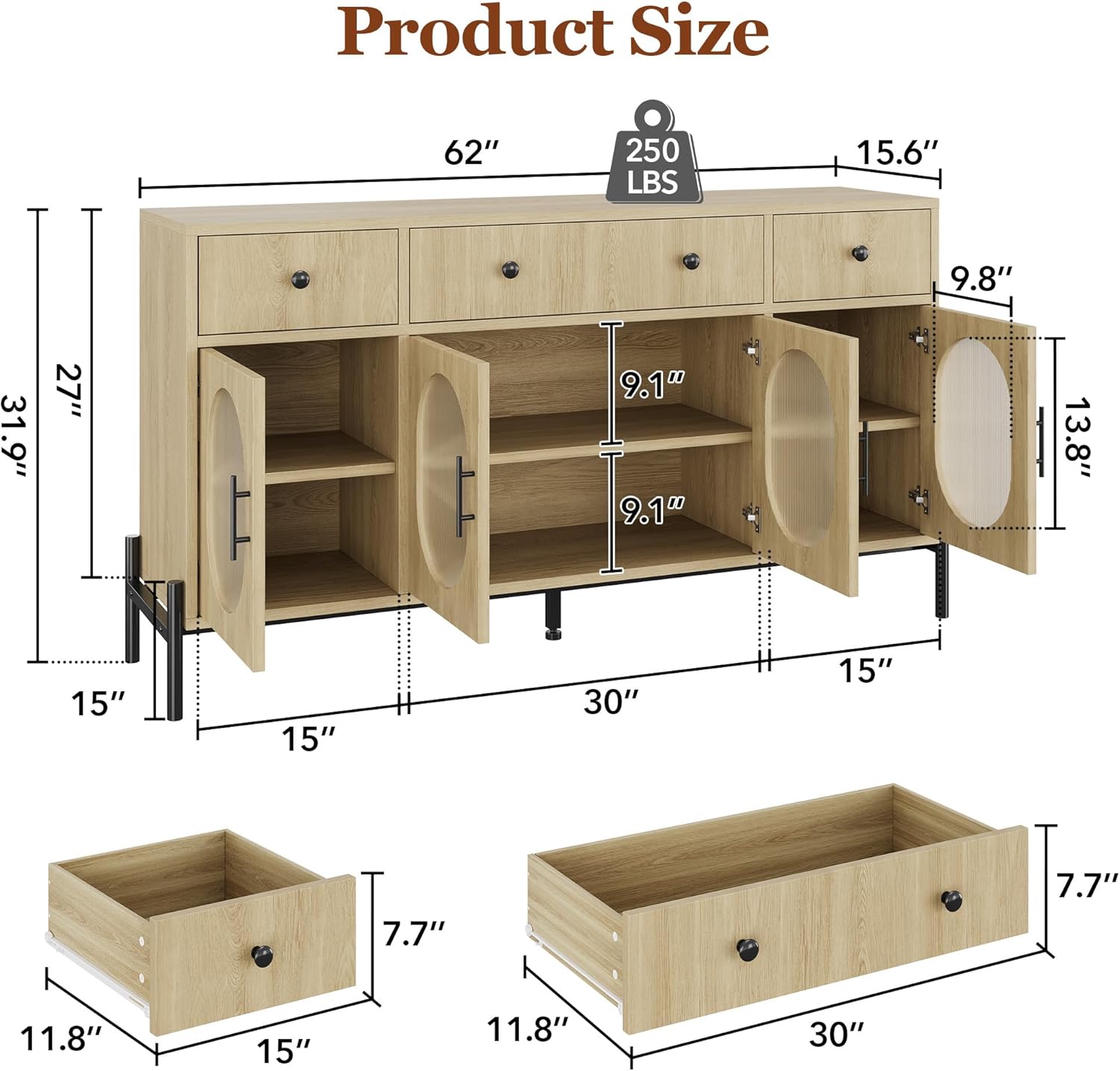 Qeetex LHF-BG-NT92272 Dining-Kitchen-Storarge - View #2