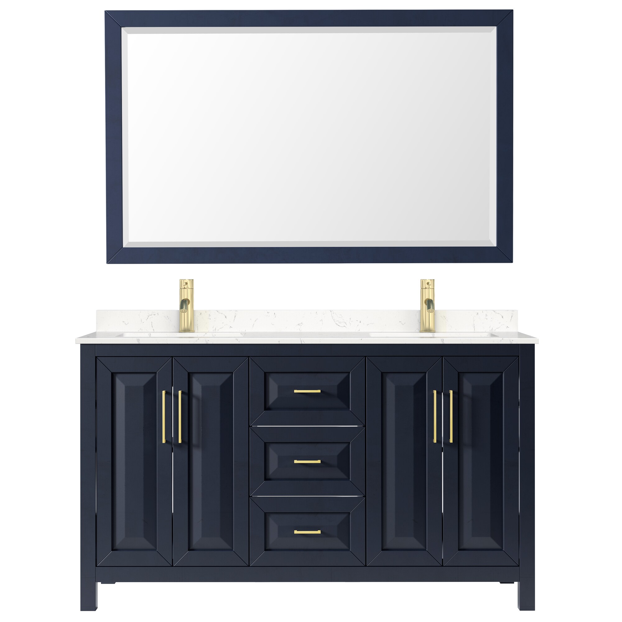 Wyndham Collection WCV252560DBLC2UNSM58 Bath-Vanity-Combo - View #3
