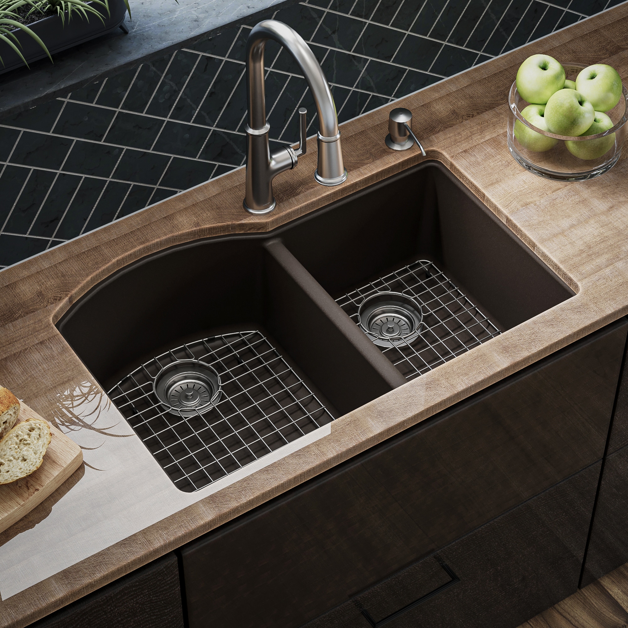 Karran QU-610-BR-PK1 Kitchen-Sinks - View #4