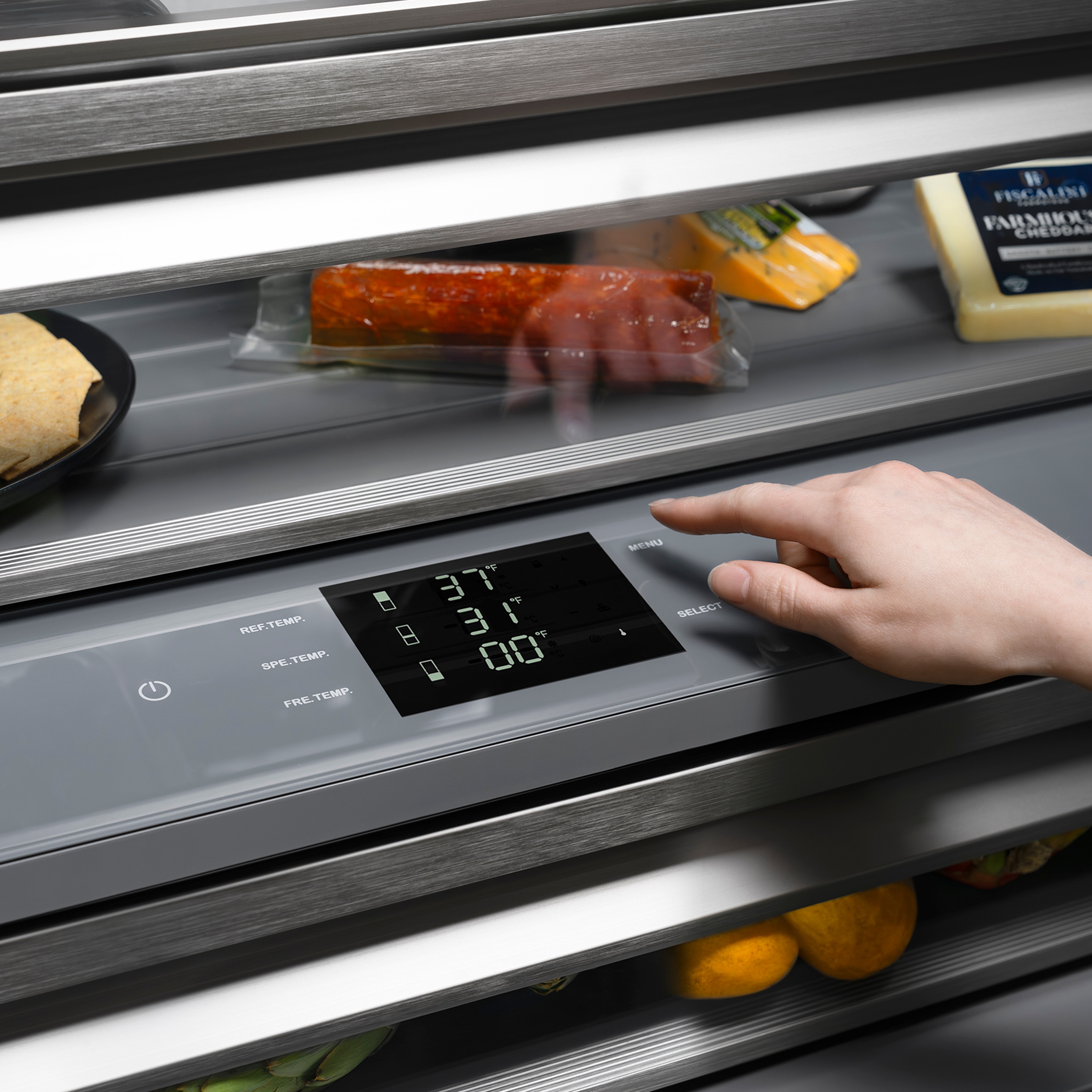 ZLINE KITCHEN & BATH GRBIVL-BS30-KST Bottom-Freezer-Refrigerators - View #11