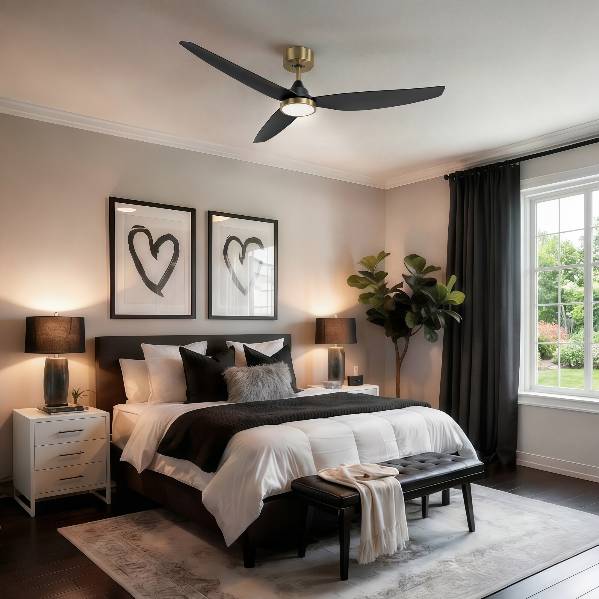 GreenEver CFL-0003-BG Ceiling-Fans - View #3