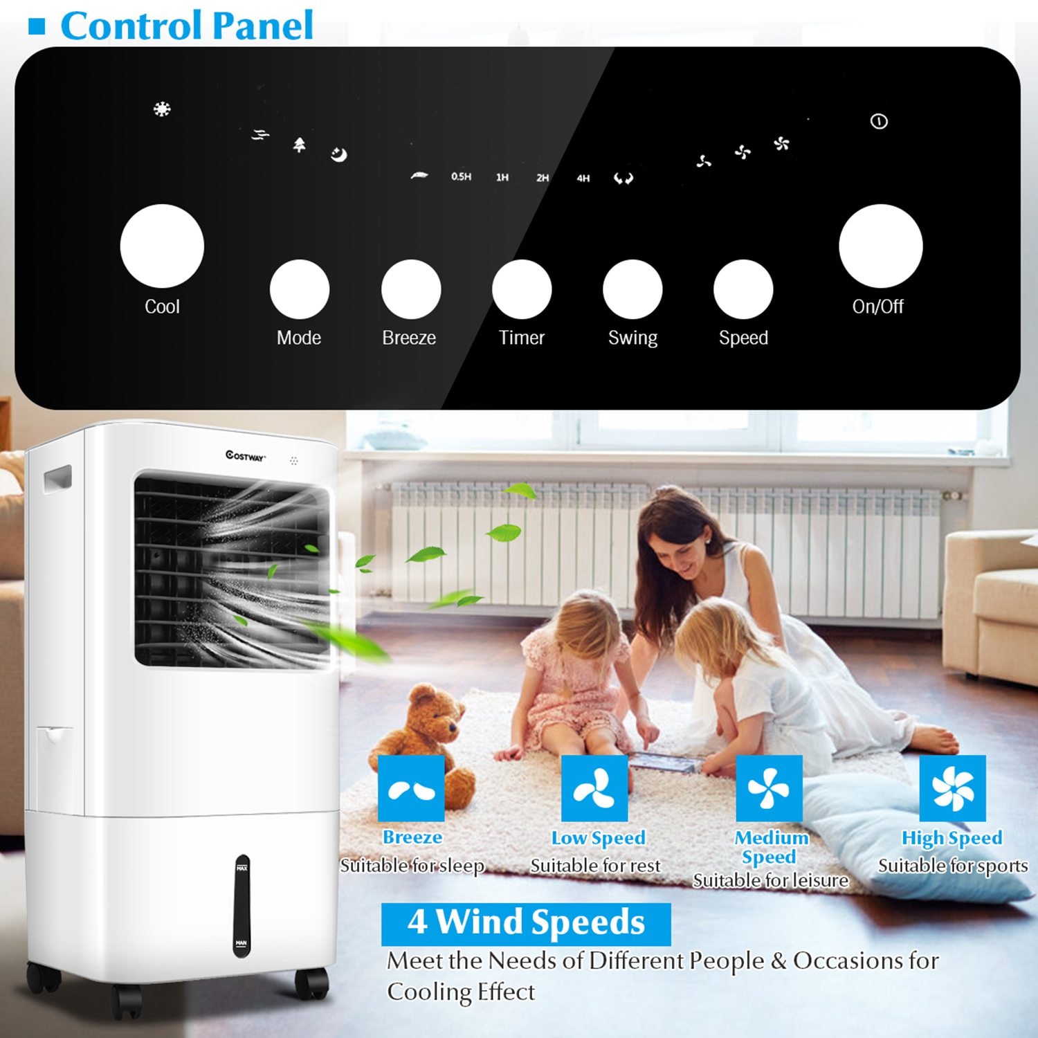 Costway CSHY000583 Portable-Air-Conditioners - View #2