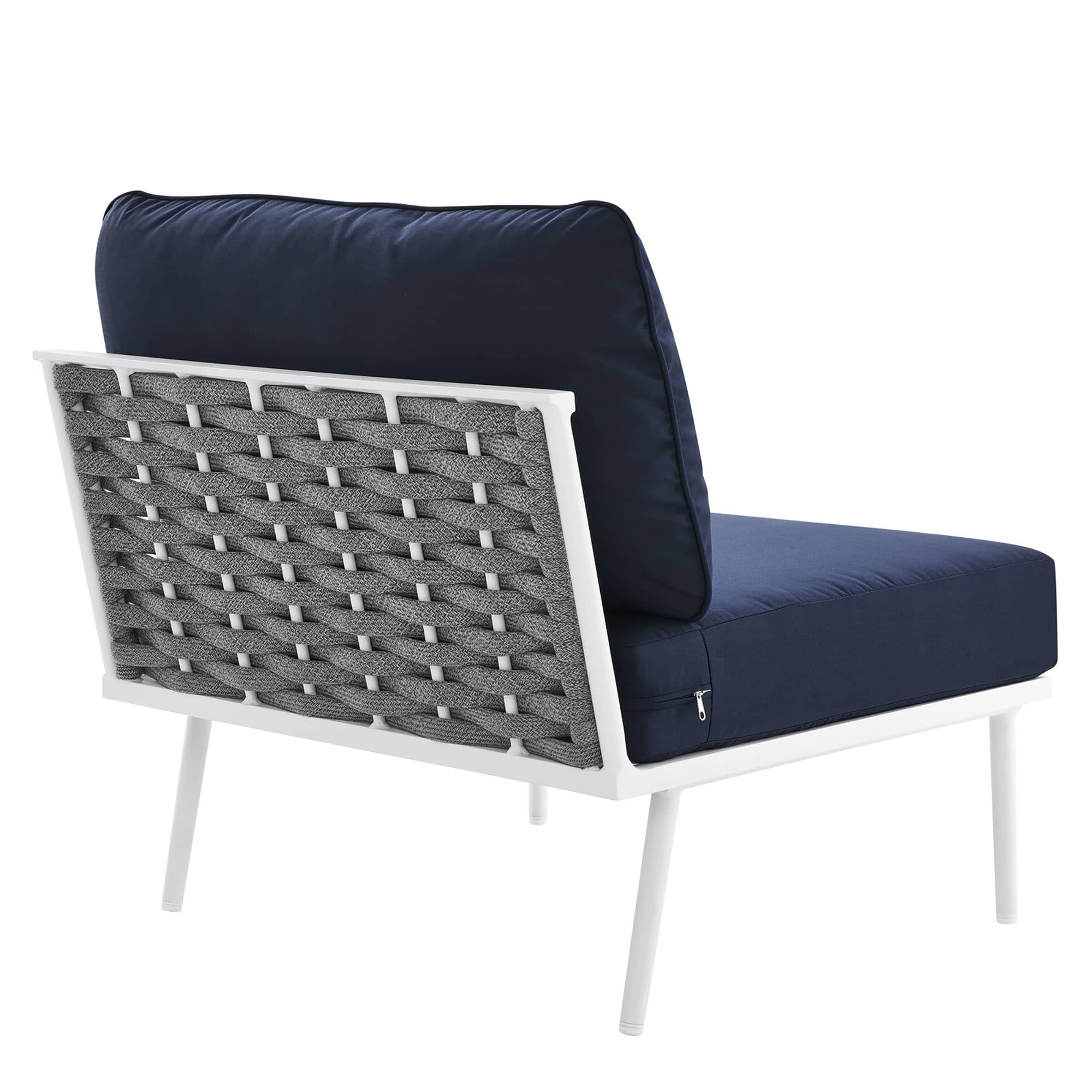Modway EEI-5568-WHI-NAV Patio-Sofas-Daybeds - View #6