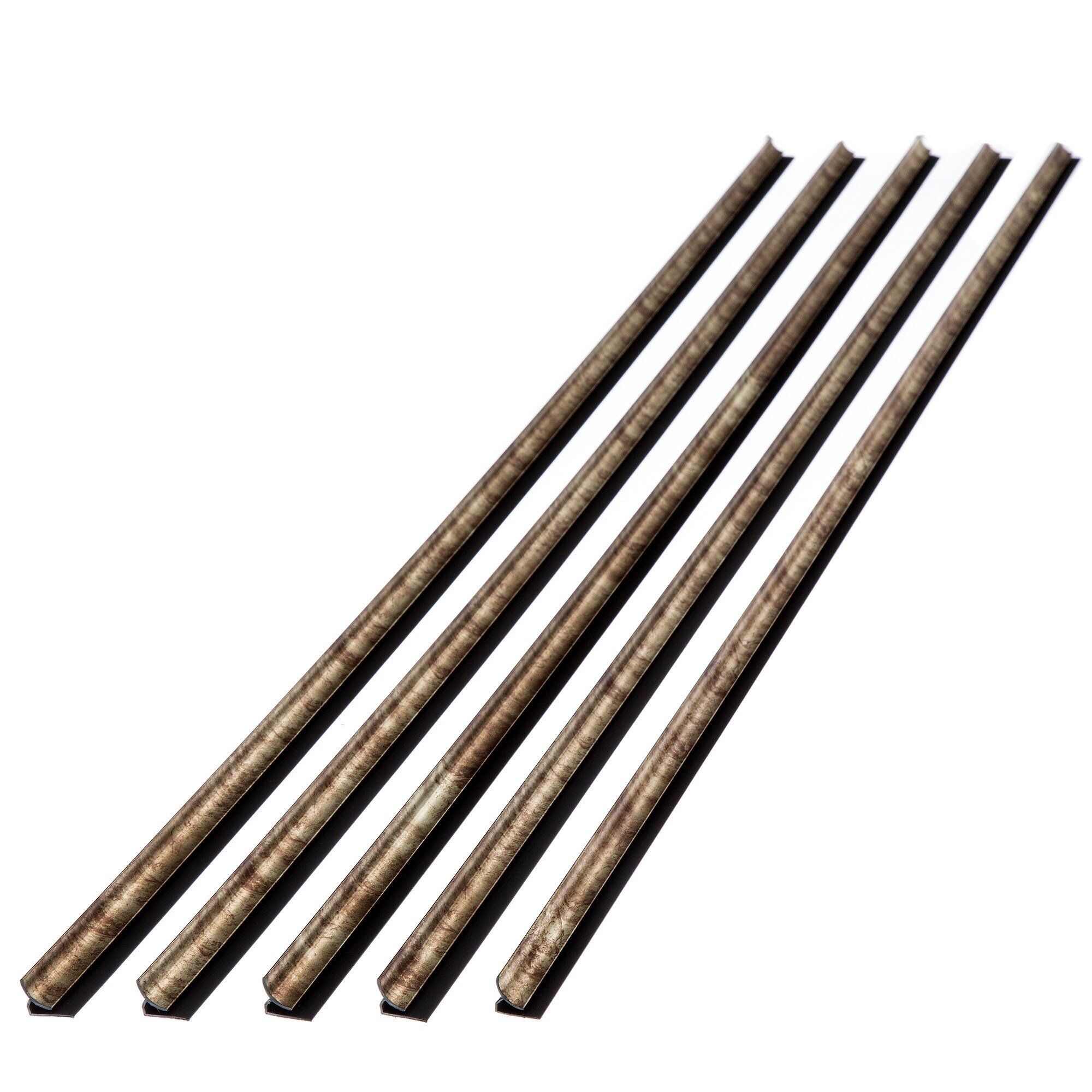 Fasade 14617 Inside Corner Trim 0.55-in W x 47-in L Bermuda Bronze PVC Inside corner Tile Edge Trim