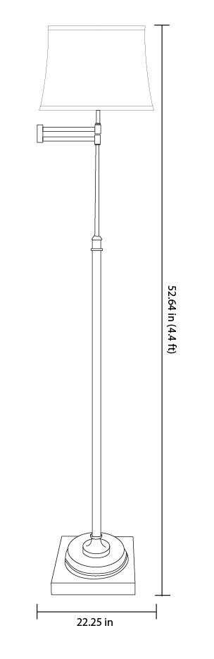 allen + roth LBSH026BRZ floorlamps - View #7