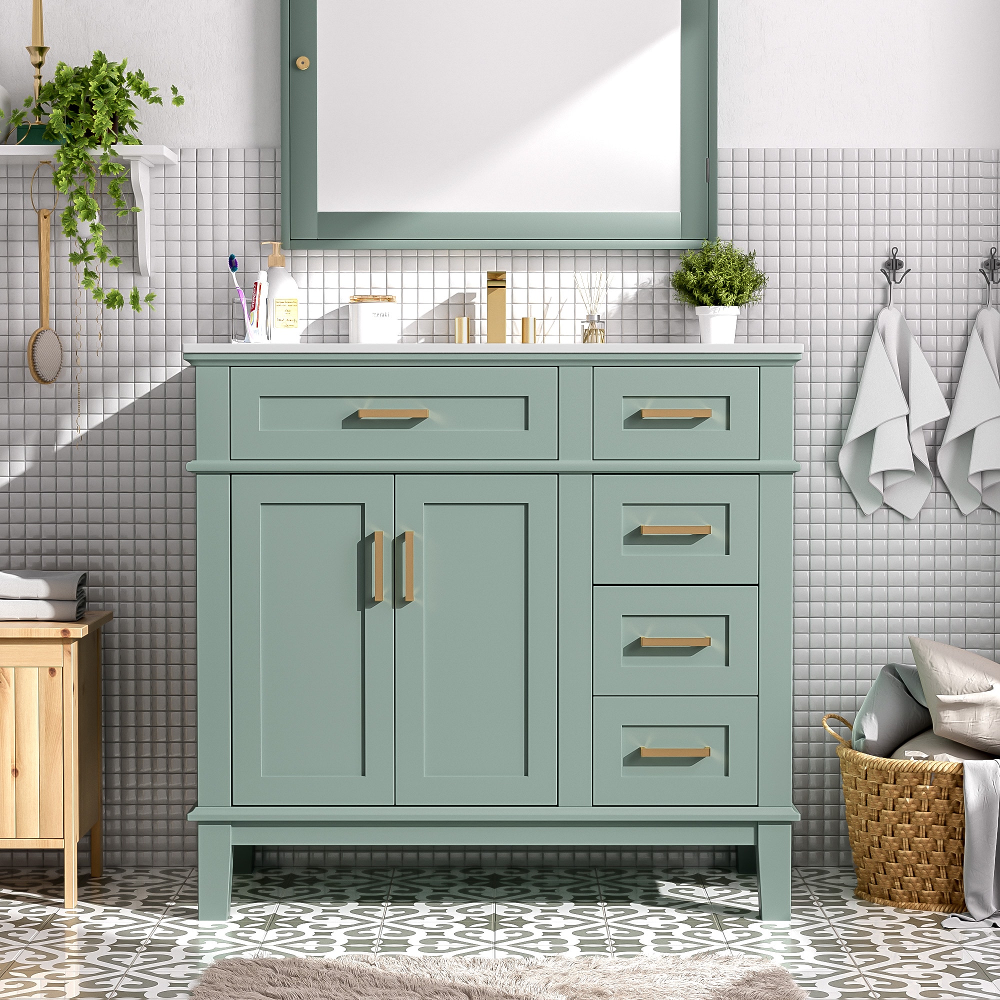 LUXEYARD DS-X-N729P380151F Bath-Vanity-Combo - View #2